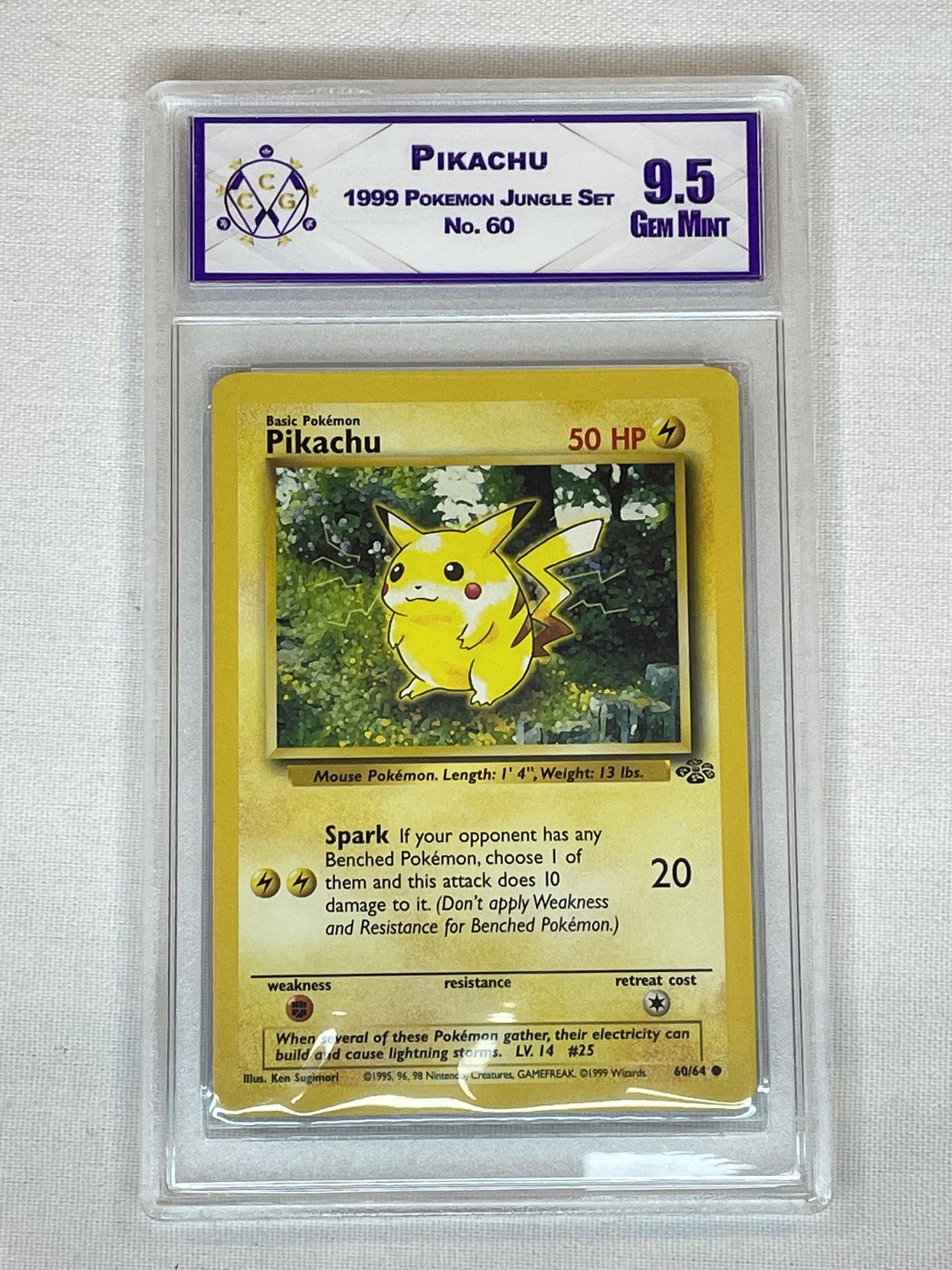 Jungle Pikachu CC&G Gradd 9.5 (1 of 1)