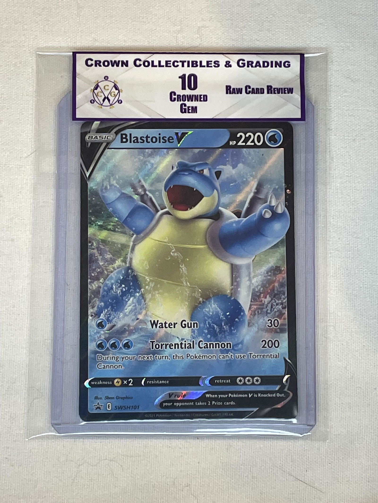 RCR Blastoise V 10 (1 of 1)