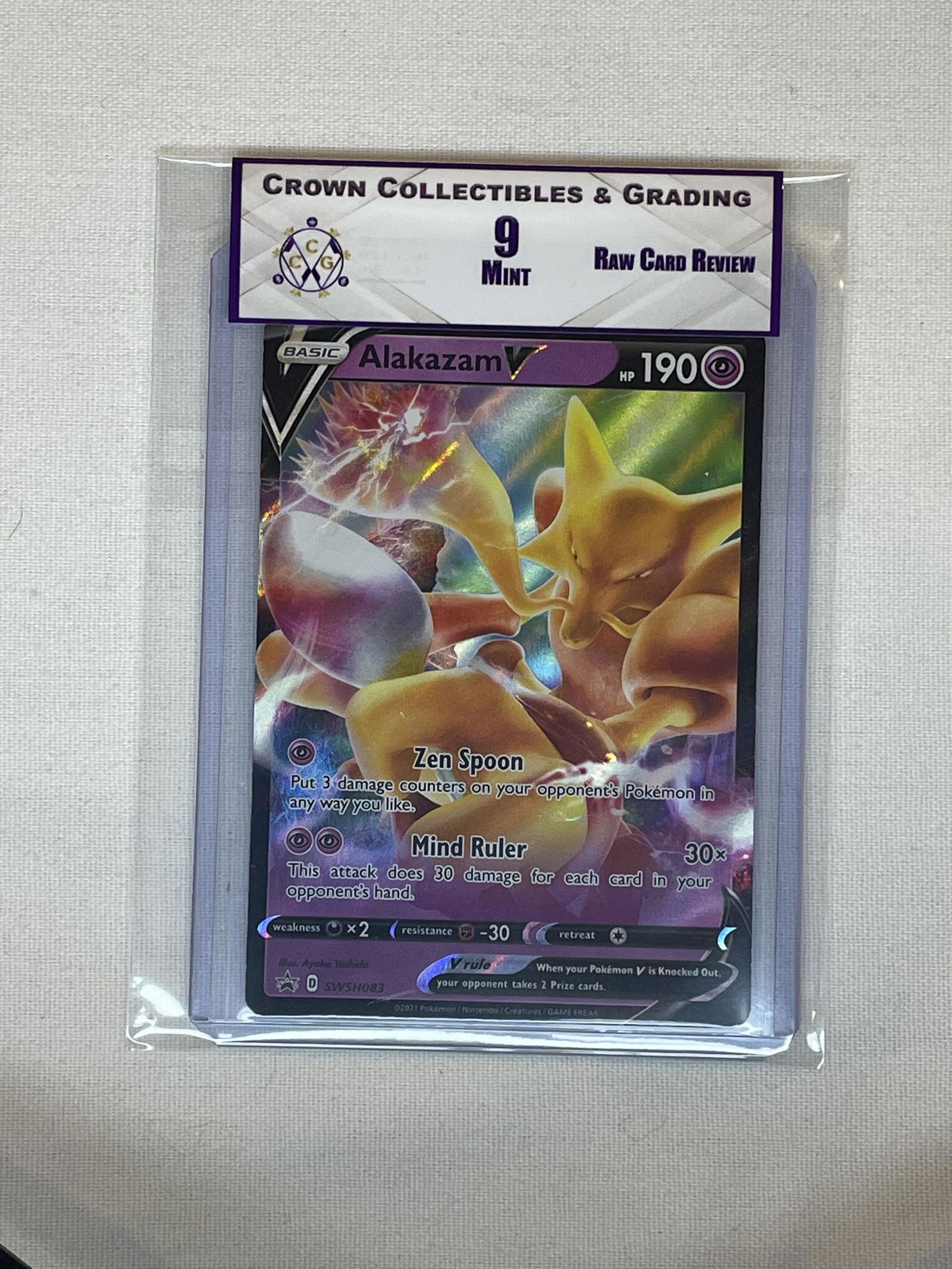 RCR Alakazam V 9 (1 of 1)