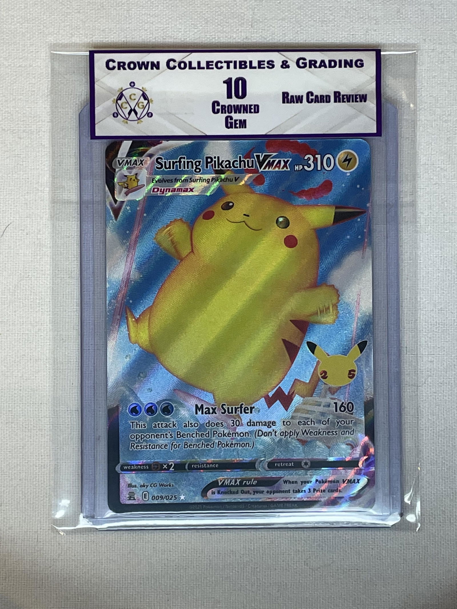 RCR Surfing Pikachu VMAX 10 (1 of 1)