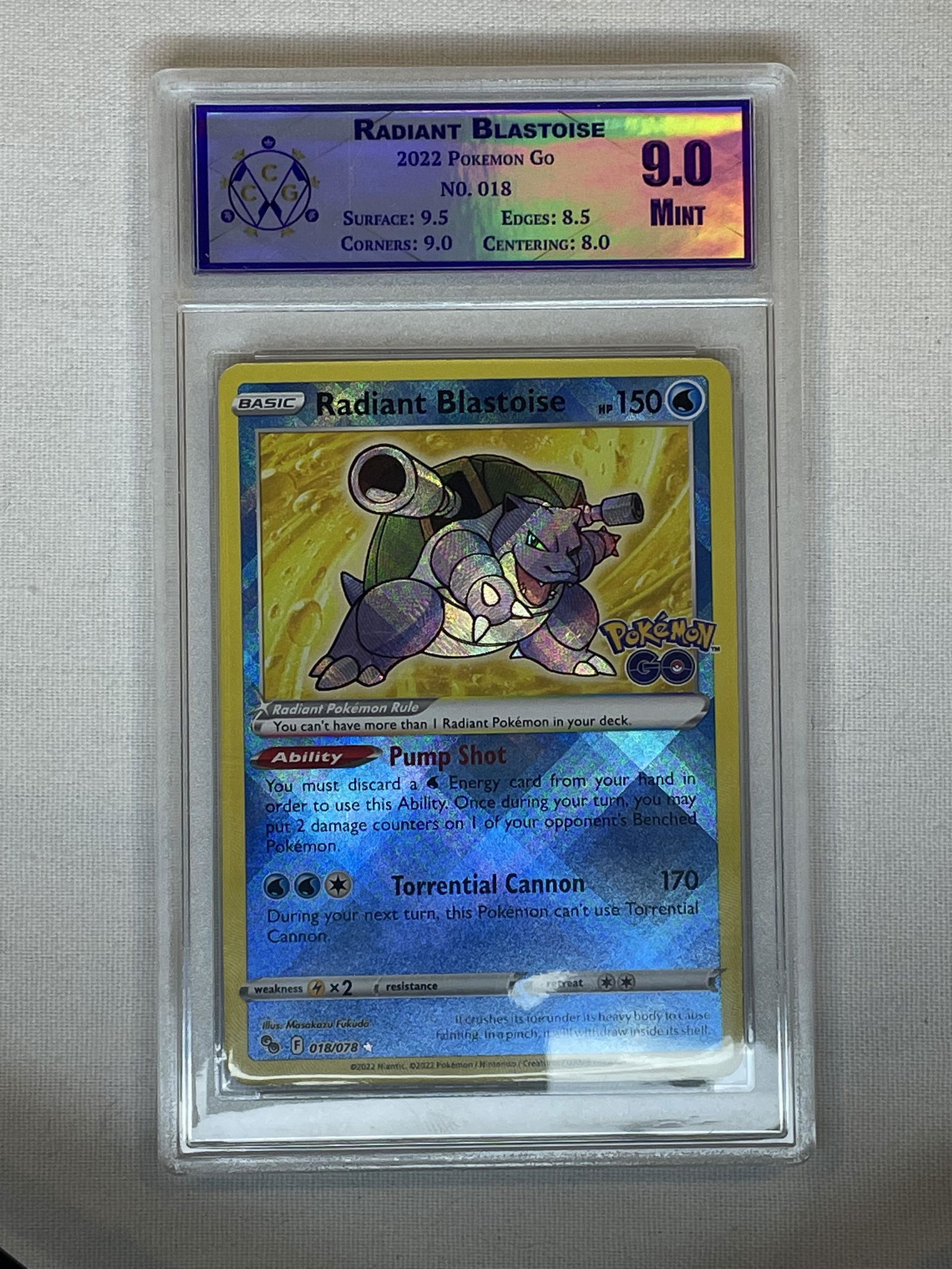 RCR Radiant Blastoise 9 (1 of 1)