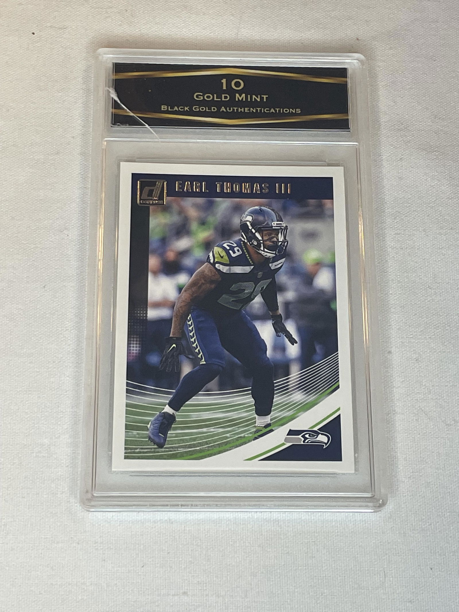 Earl Thomas lll Donruss Optic BGA Graded 10 (1 of 1)