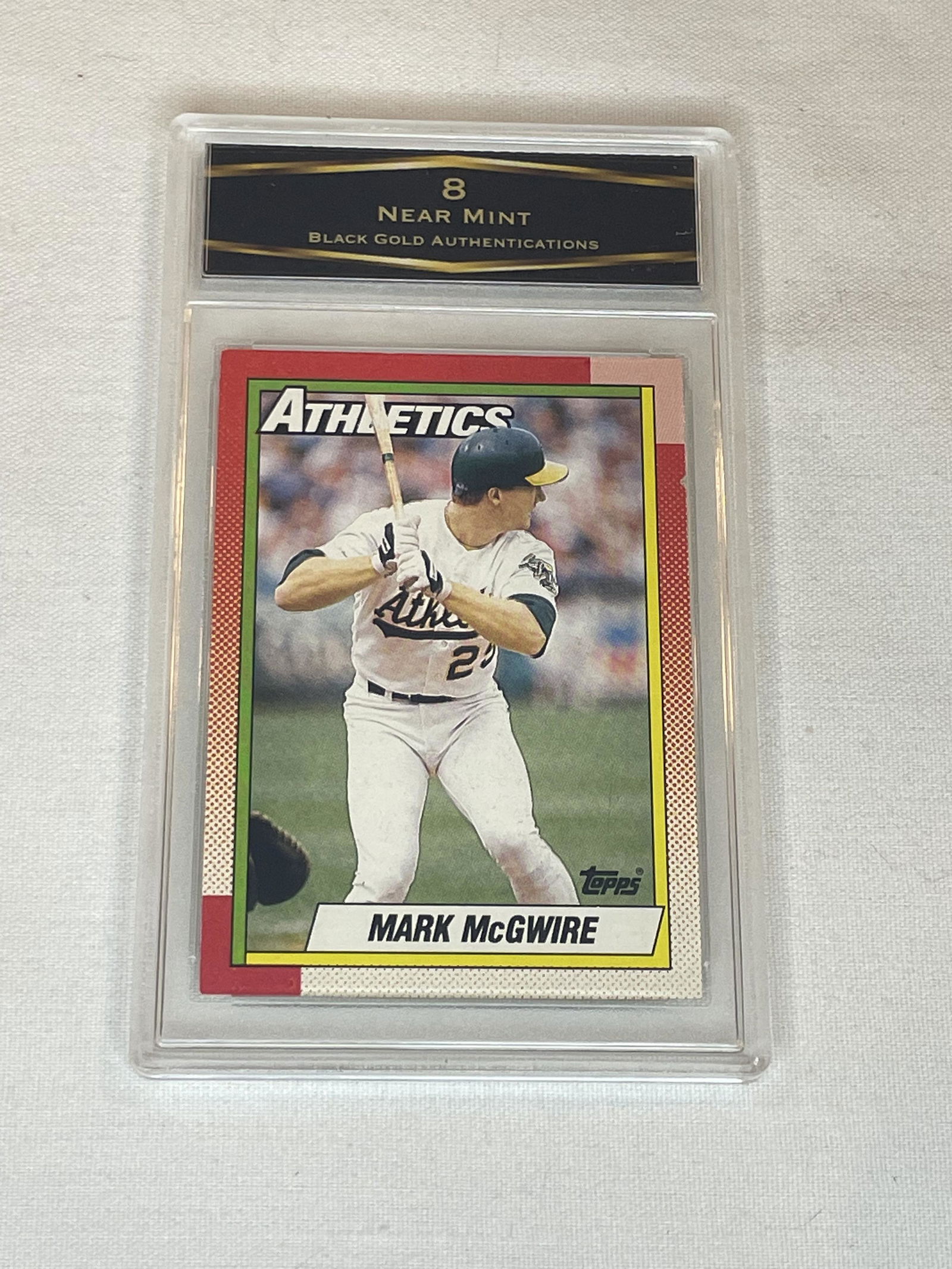 Mark McGwire Topps BGA Graded 8 (1 of 1)