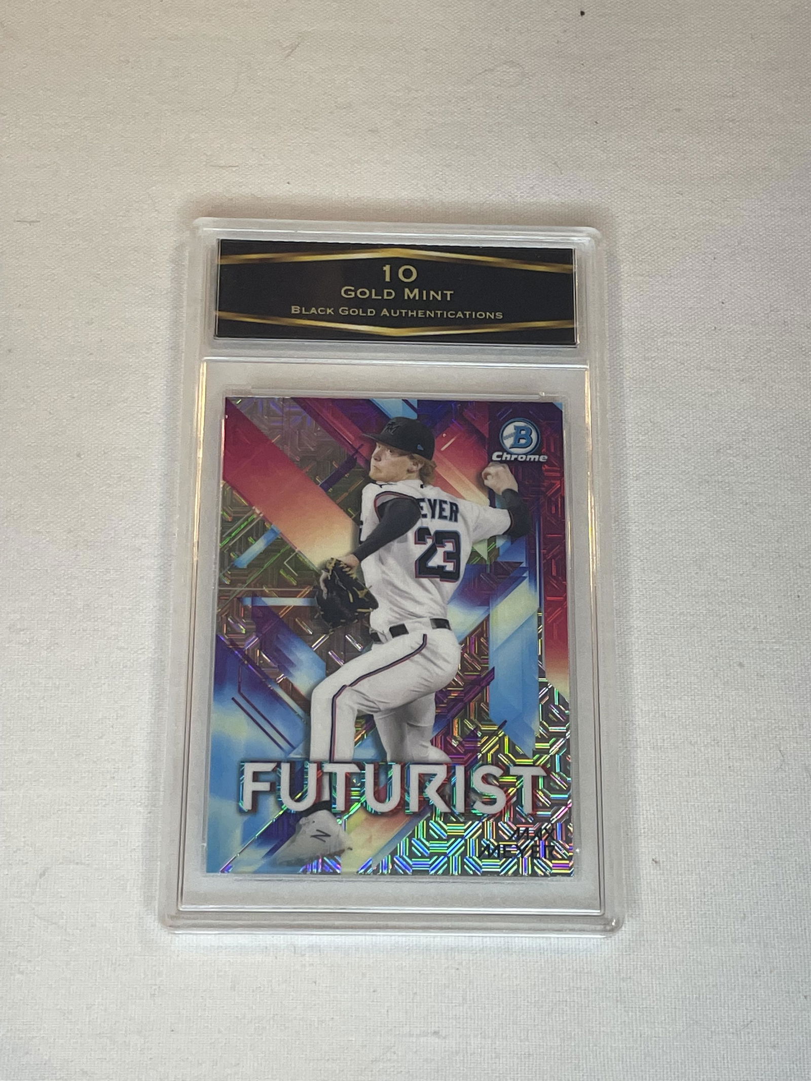 Max Meyer Bowman Chrome Futurist BGA 10 (1 of 1)