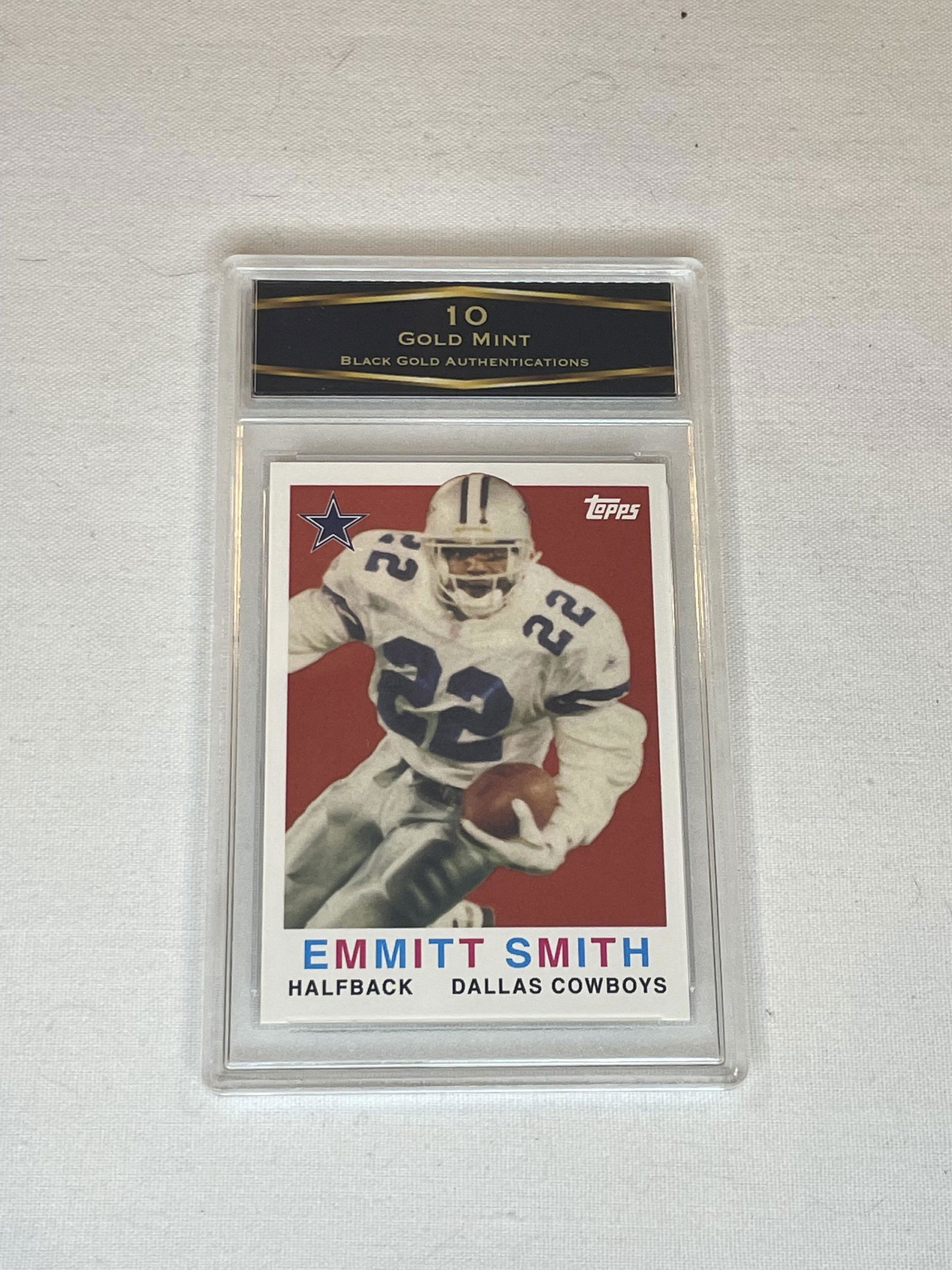 Emmitt Smith Topps BGA 10 (1 of 1)