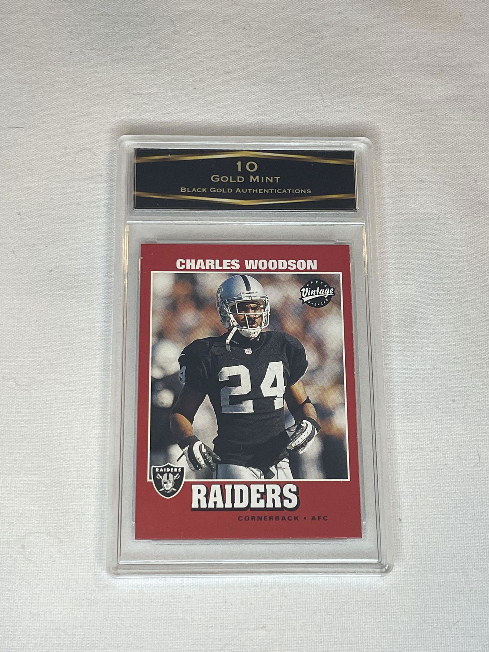 Charles Woodson Upper Deck Vintage BGA 10 (1 of 1)