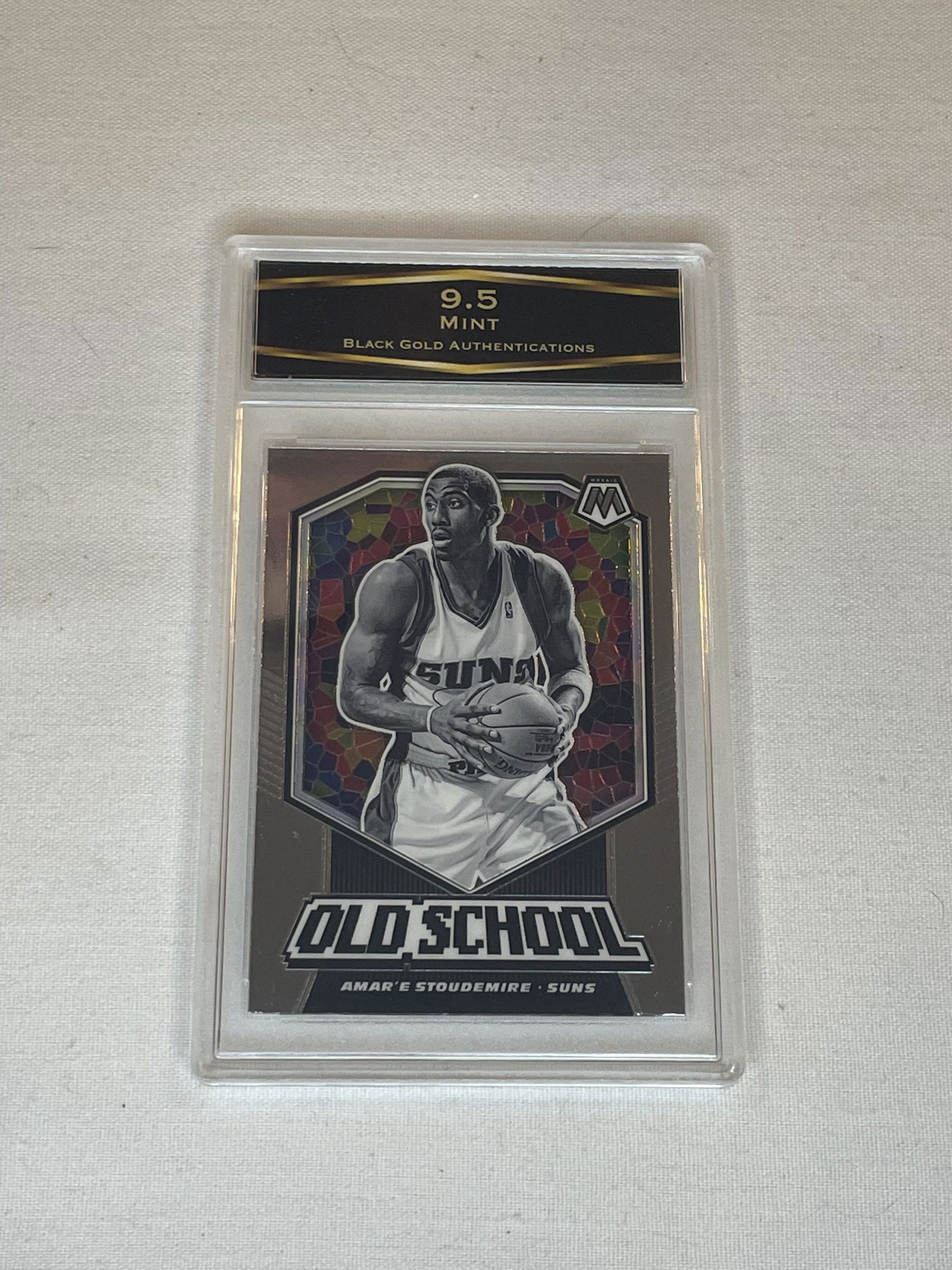 Amar'e Stoudemire Panini Mosaic Old School BGA 9.5 (1 of 1)