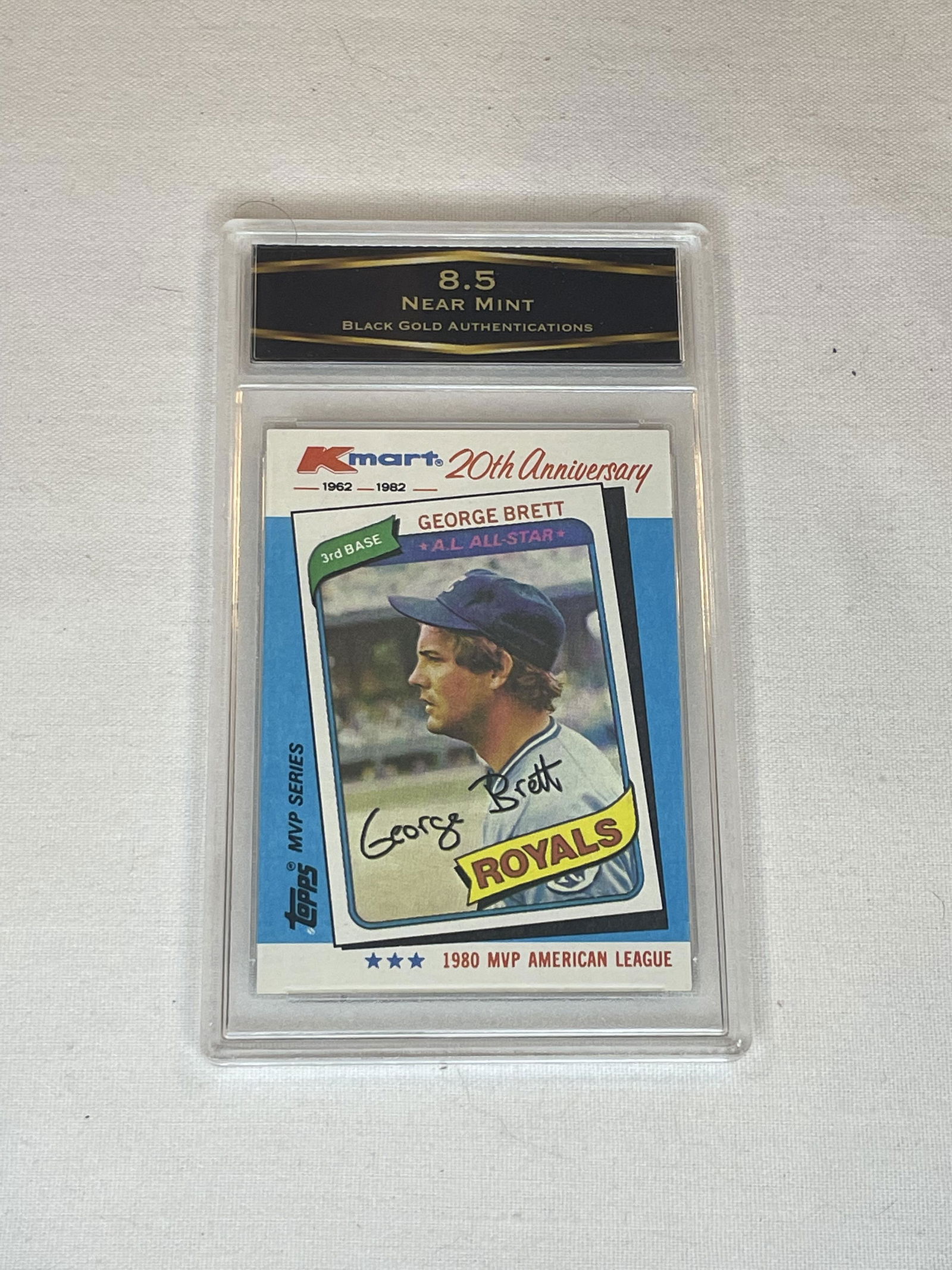 George Brett Topps 1980 Kmart 20th Anniversary BGA 8.5 (1 of 1)