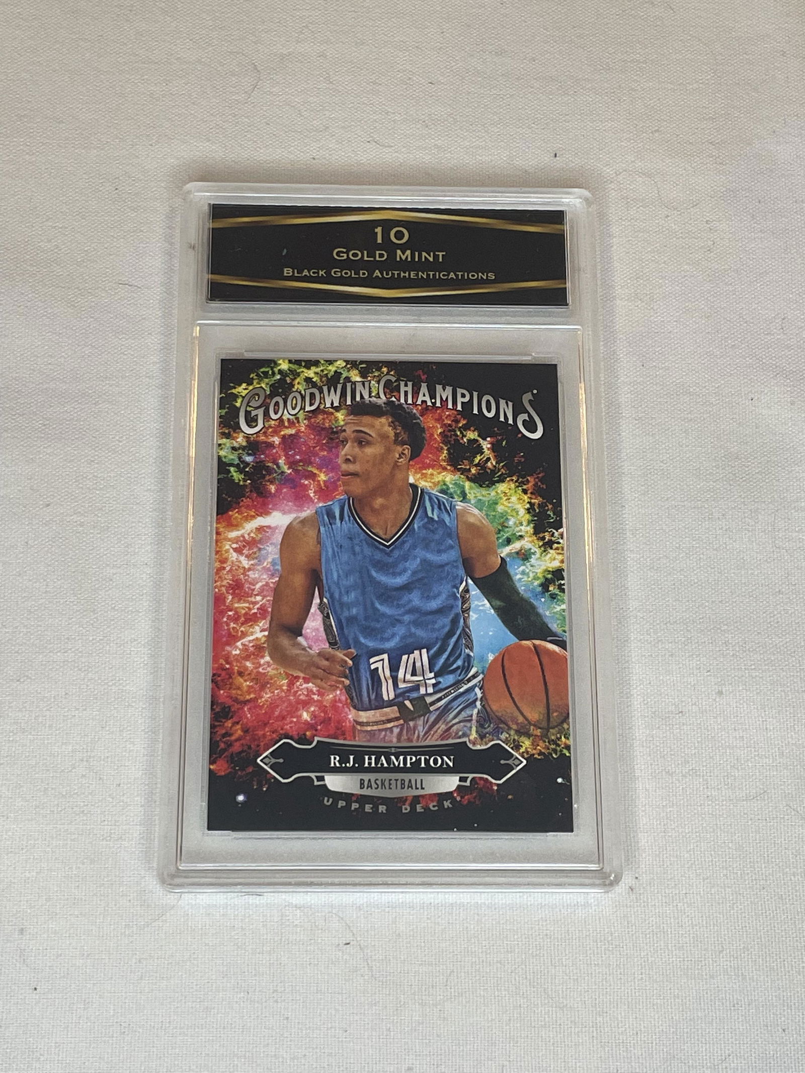 R.J. Hampton Upper Deck Goodwin Champions BGA 10 (1 of 1)