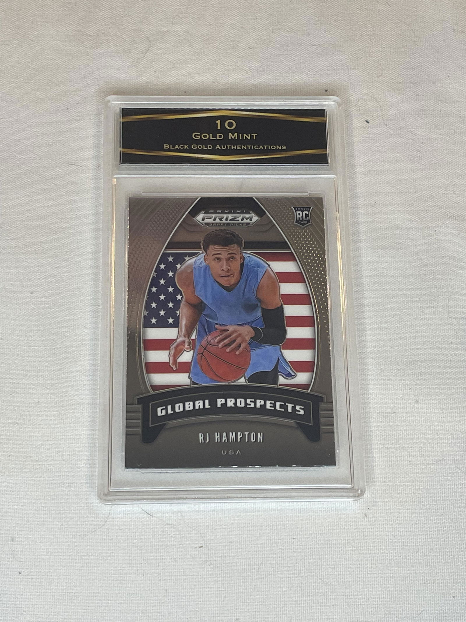 RJ Hampton Panini Prizm Draft Picks Global Prospects BGA 10 (1 of 1)