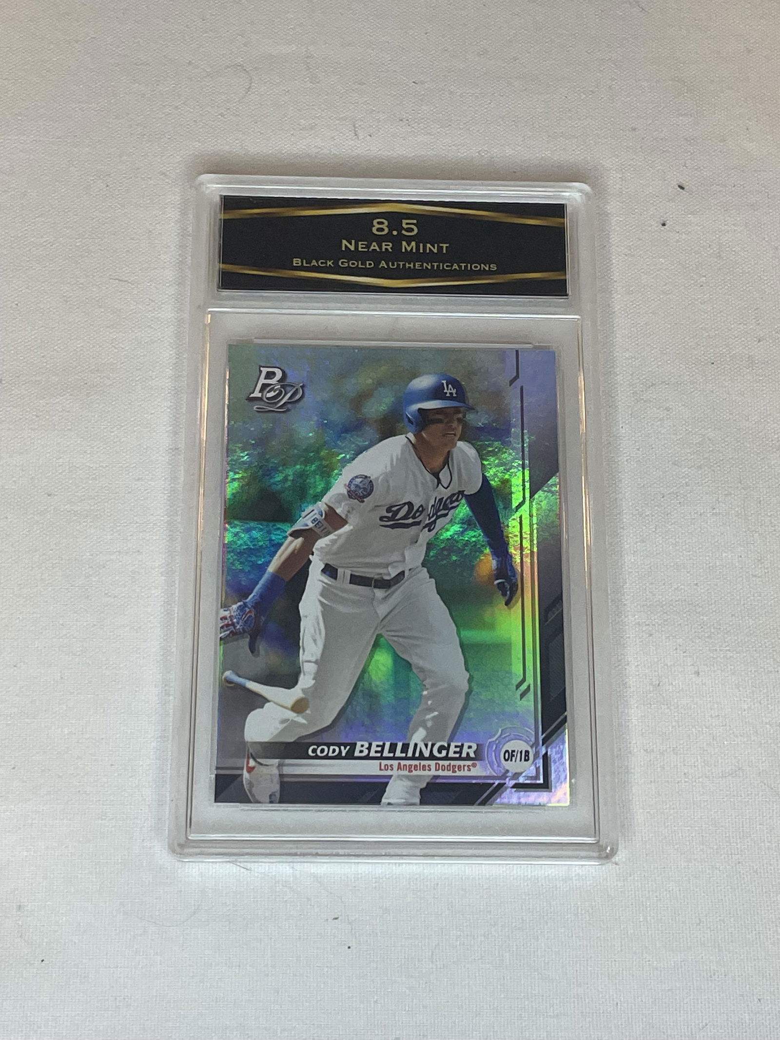 Cody Bellinger Bowman Platinum Refractor BGA 8.5 (1 of 1)