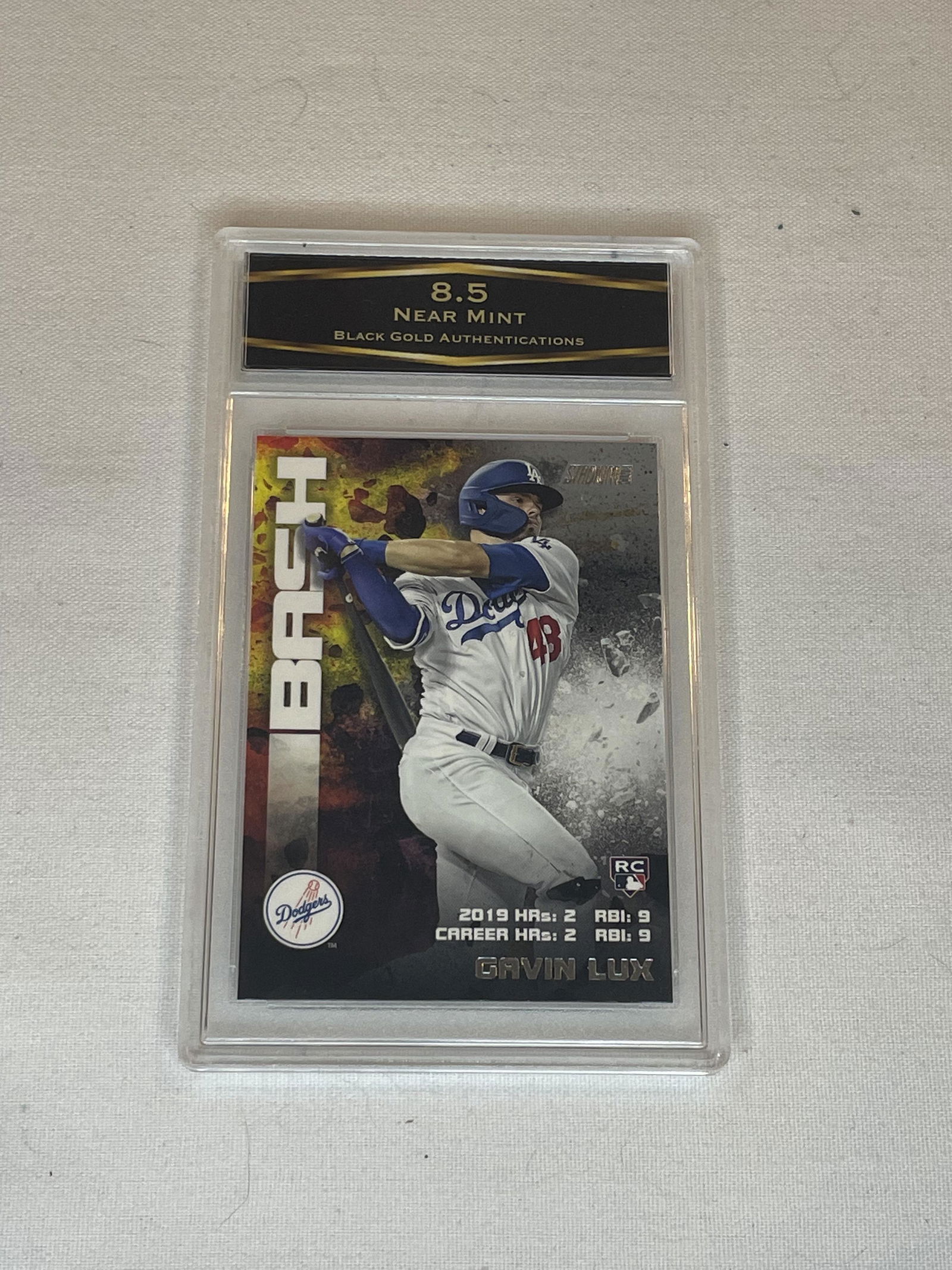 Gavin Lux Topps Stadium Club Bash BGA 8.5 (1 of 1)