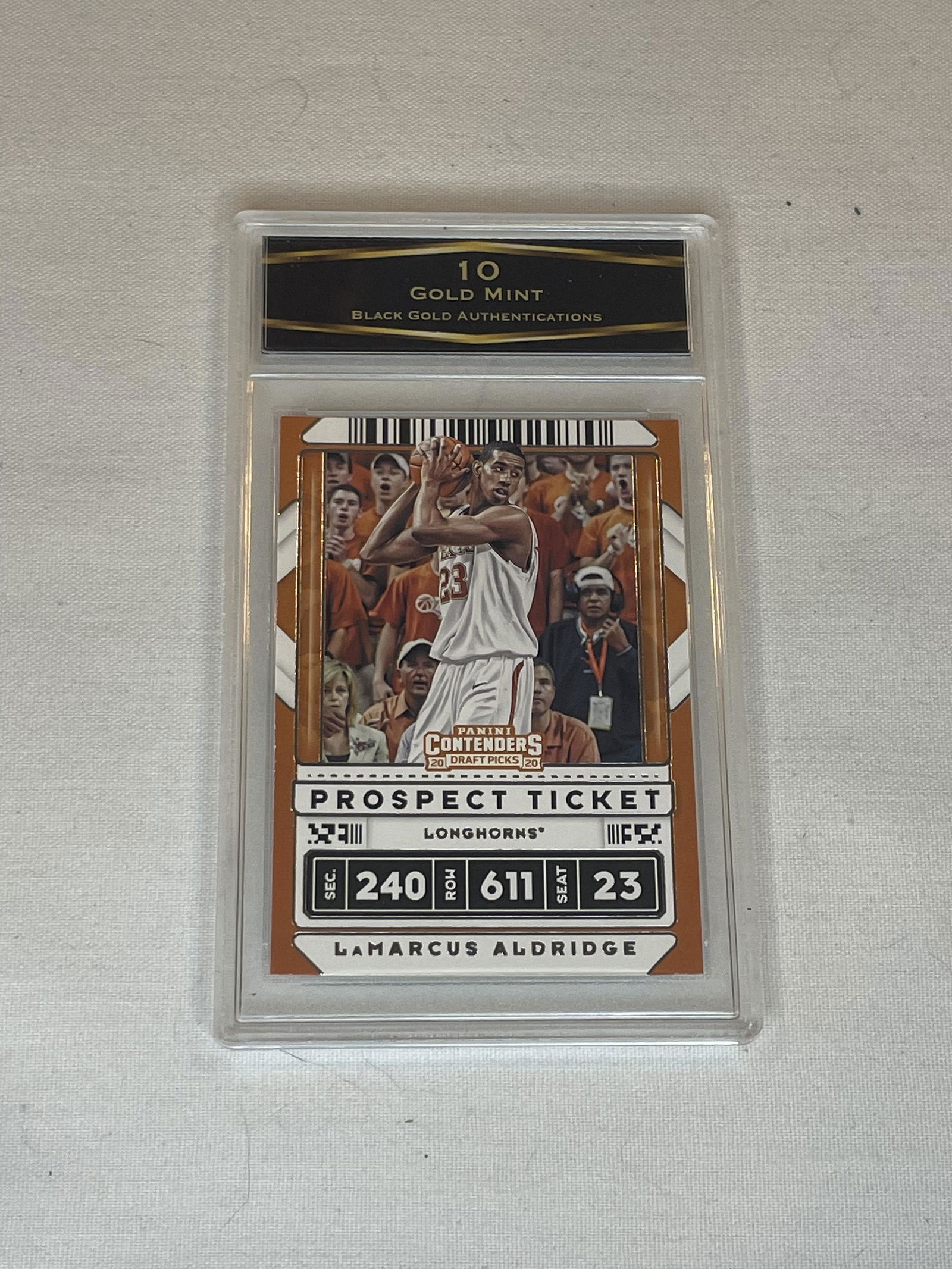 LAMarcus Aldridge Panini Contenders Prospect Ticket BGA 10 (1 of 1)
