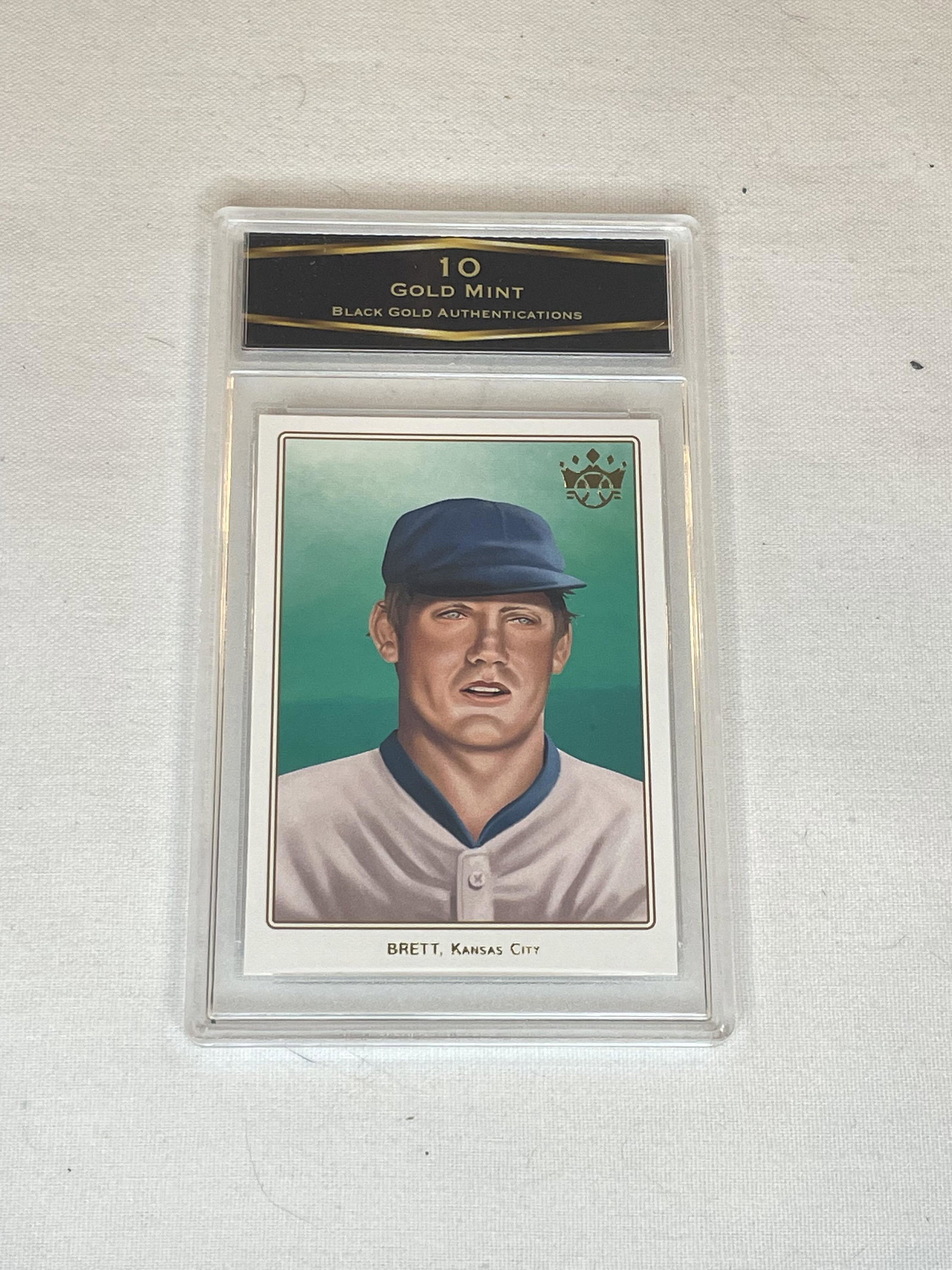 George Brett Panini Diamond Kings BGA 10: George Brett Panini Diamond Kings BGA 10