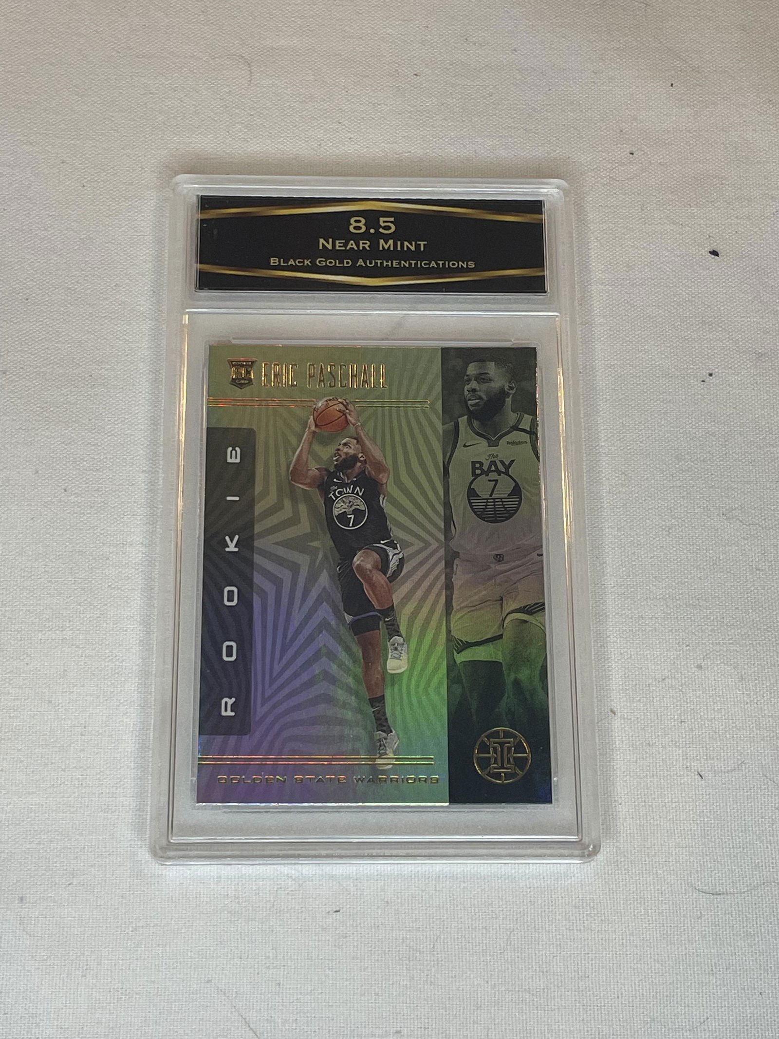 Eric Paschall Panini illusion Prizm BGA 8.5 (1 of 1)