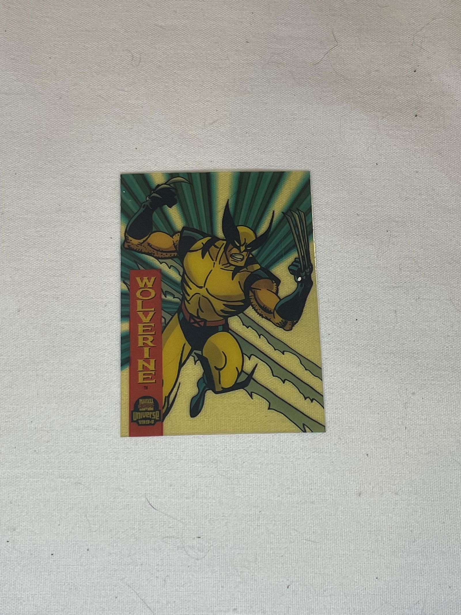 Marvel Universe Wolverine TV Animation Card In poor Condition: Marvel Universe Wolverine TV Animation Card In poor Condition