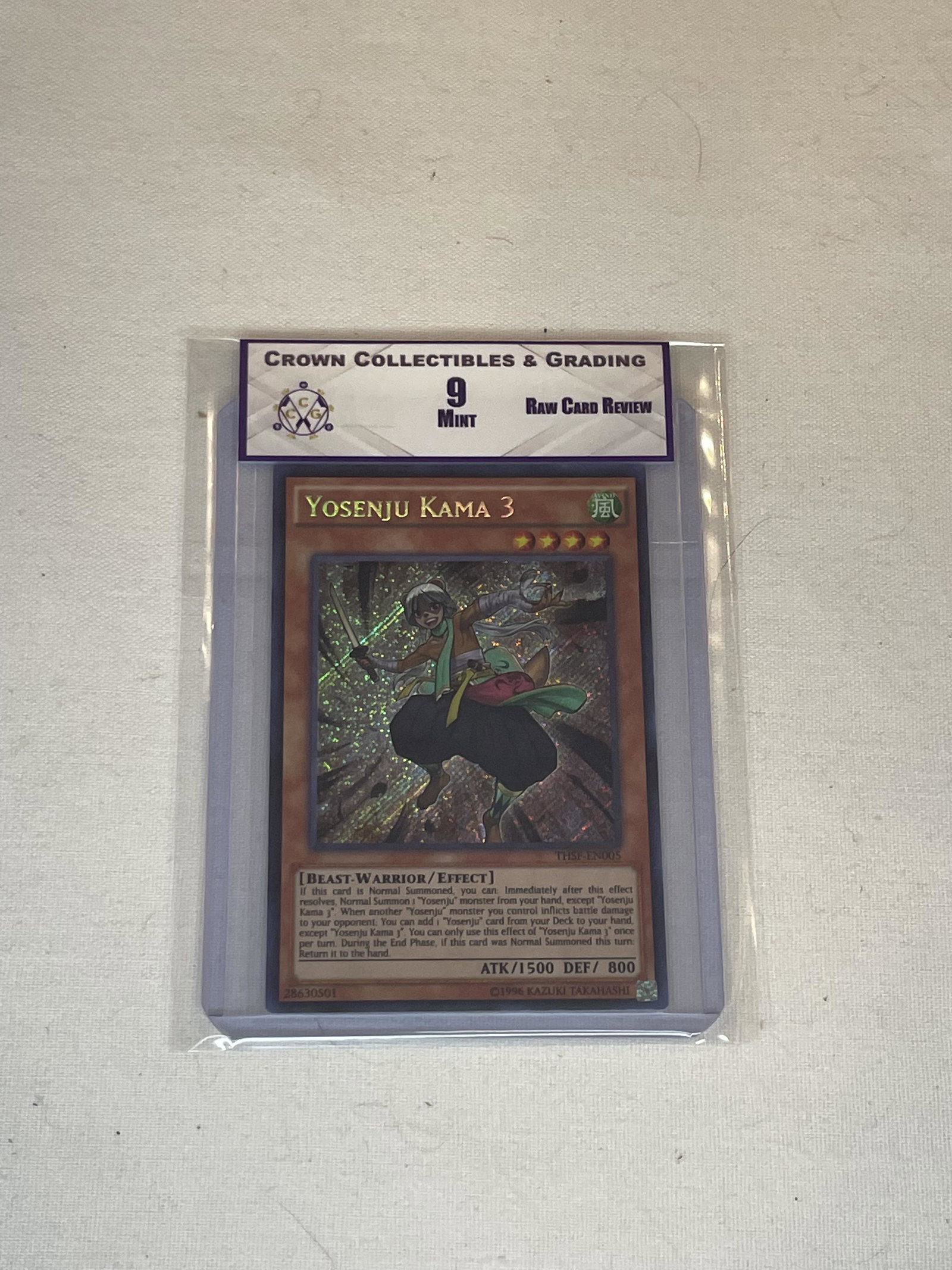 Yosenju Kama 3 Yu-Gi-Oh RCR 9: Yosenju Kama 3 Yu-Gi-Oh RCR 9