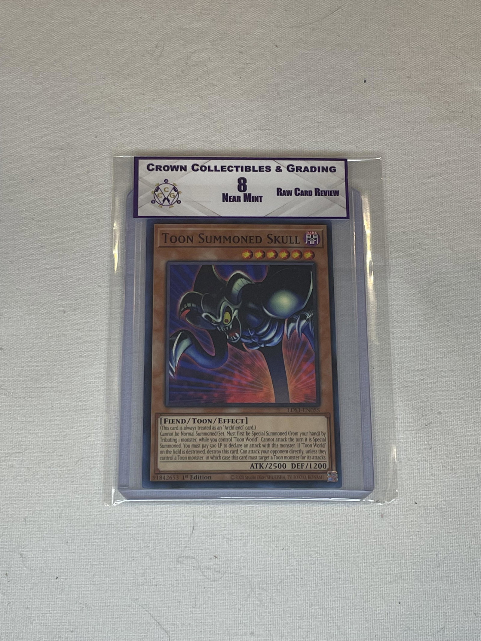 Toon Summoned Skull Yu-Gi-Oh RCR 8: Toon Summoned Skull Yu-Gi-Oh RCR 8