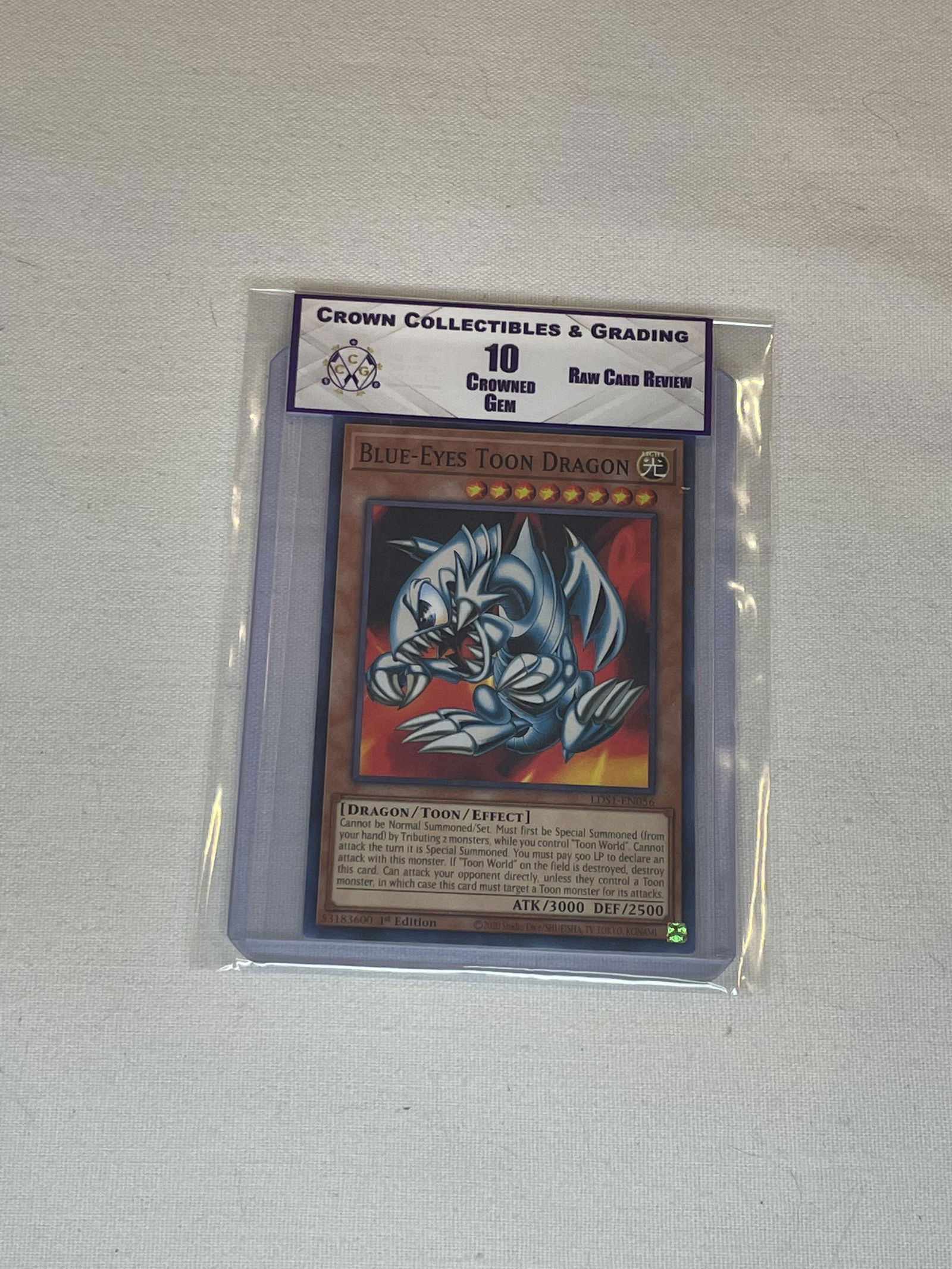 Blue-Eyes Toon Dragon Yu-Gi-Oh RCR 10 (1 of 1)