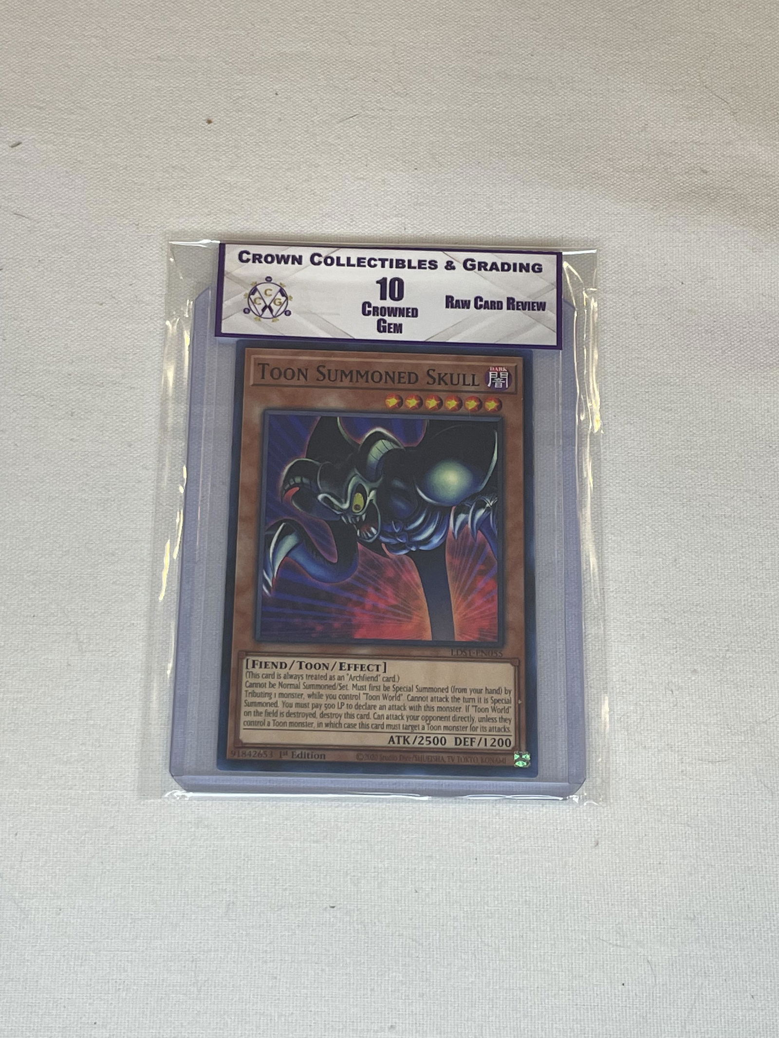 Toon Summoned Skull Yu-Gi-Oh RCR 10 (1 of 1)