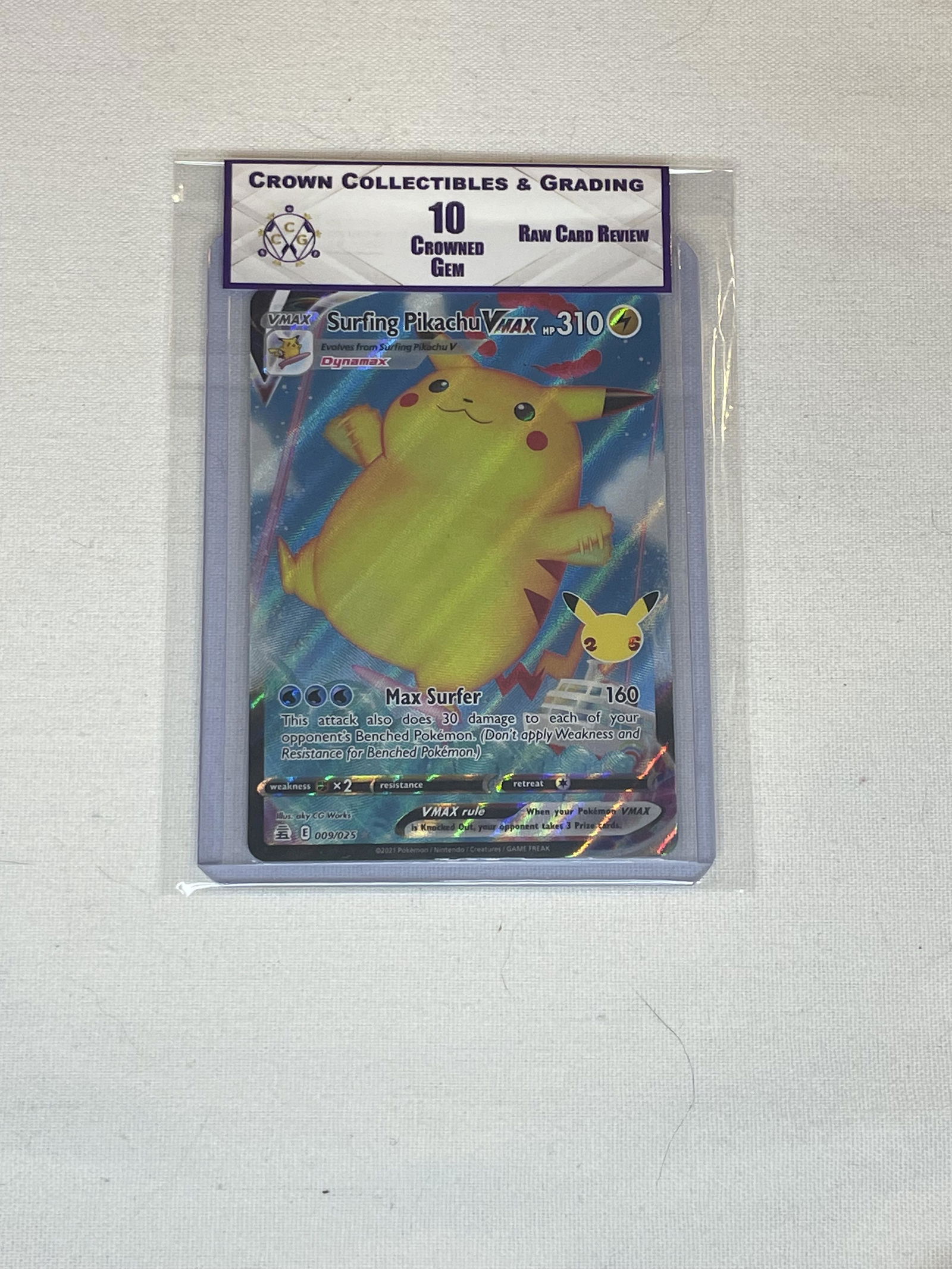 Surfing Pikachu Vmax RCR 10 (1 of 1)