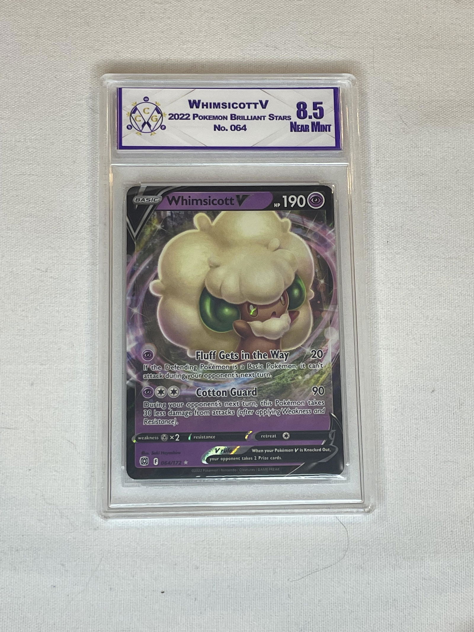 Whimsicott V CCG Graded 8.5 (1 of 1)
