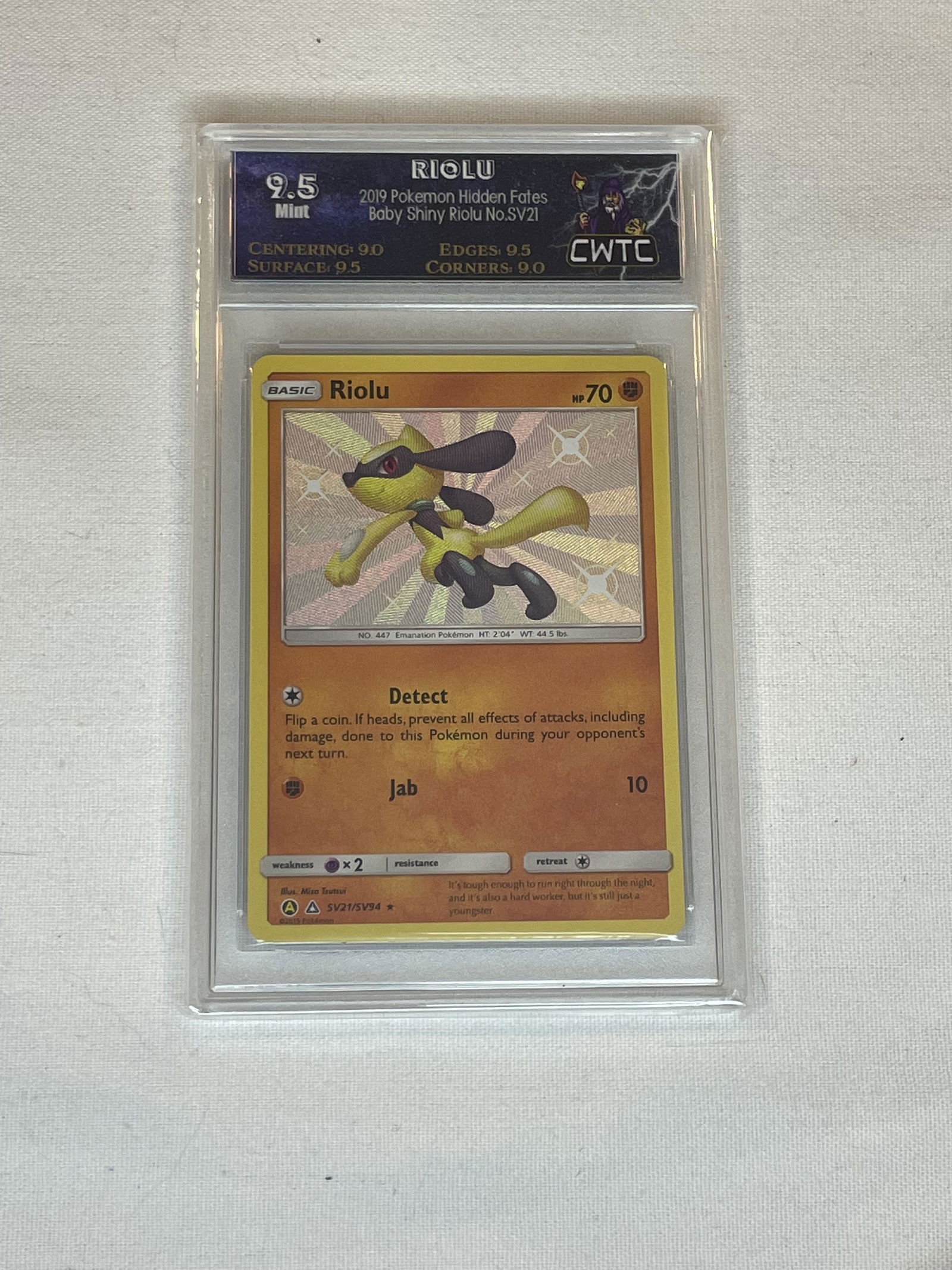 Shiny Riolu CWTC Graded 9.5 (1 of 1)