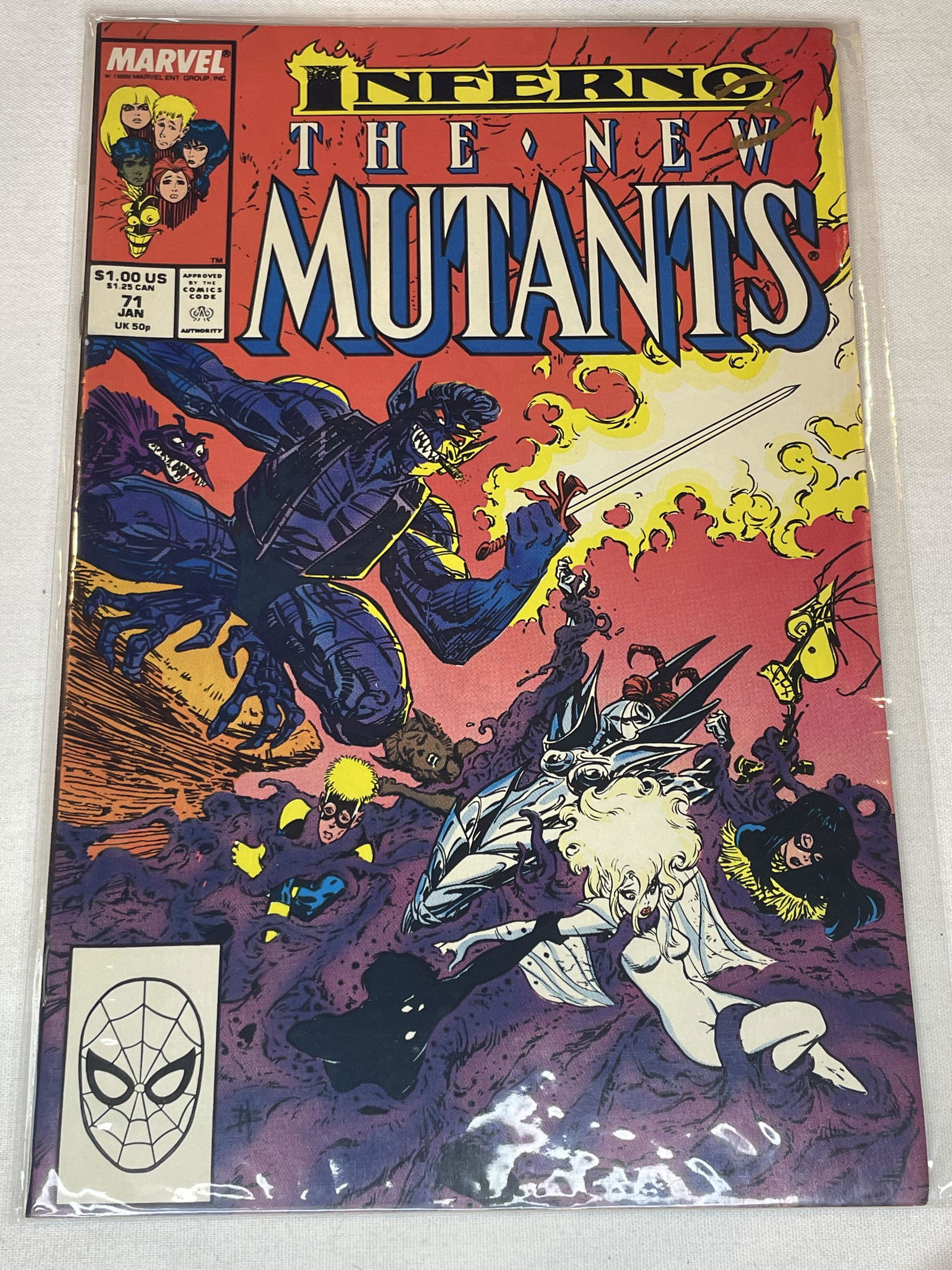 Marvel The New Mutants Comic Book (1 of 1)