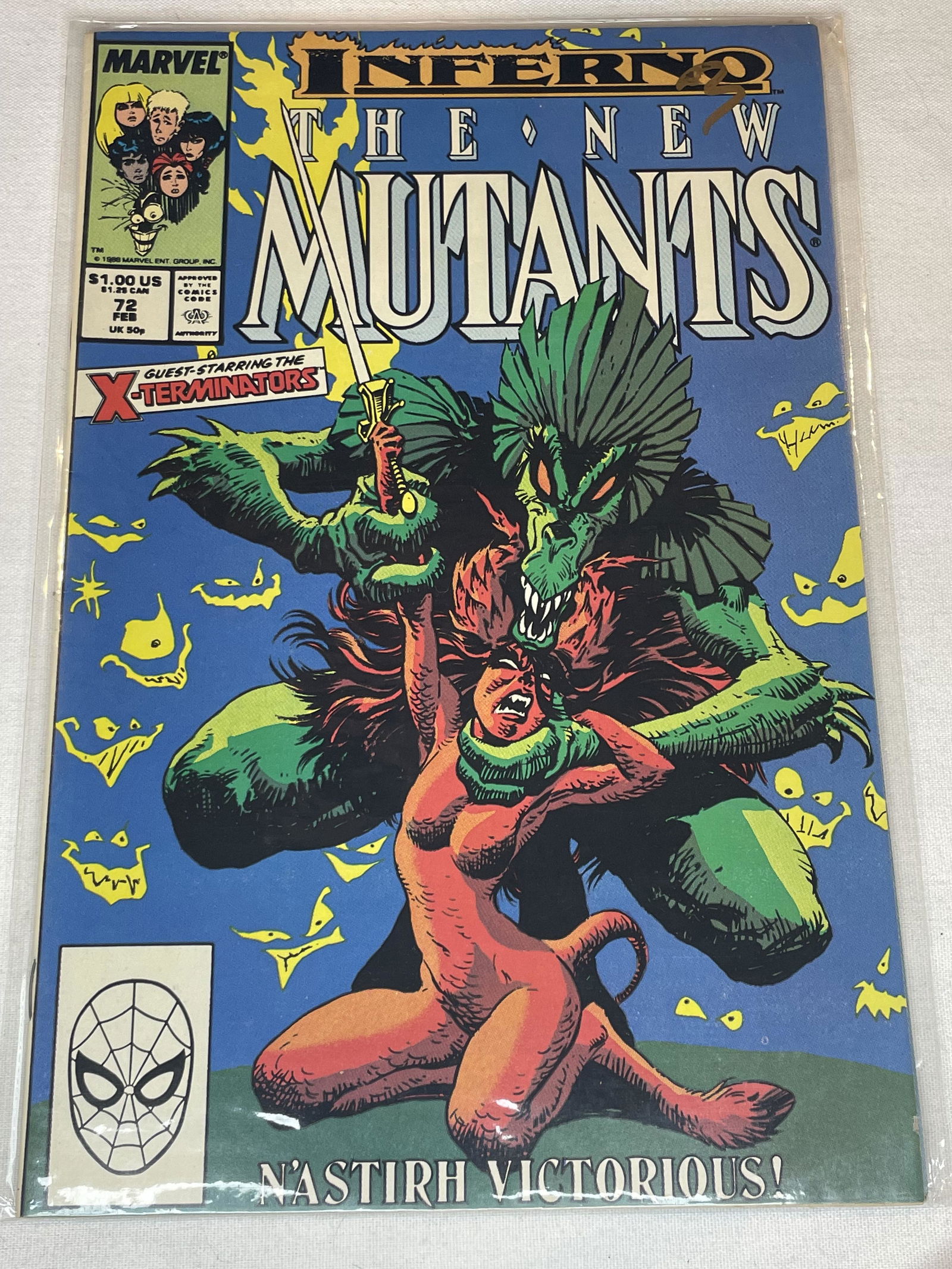 Marvel The New Mutants Comic Book (1 of 1)