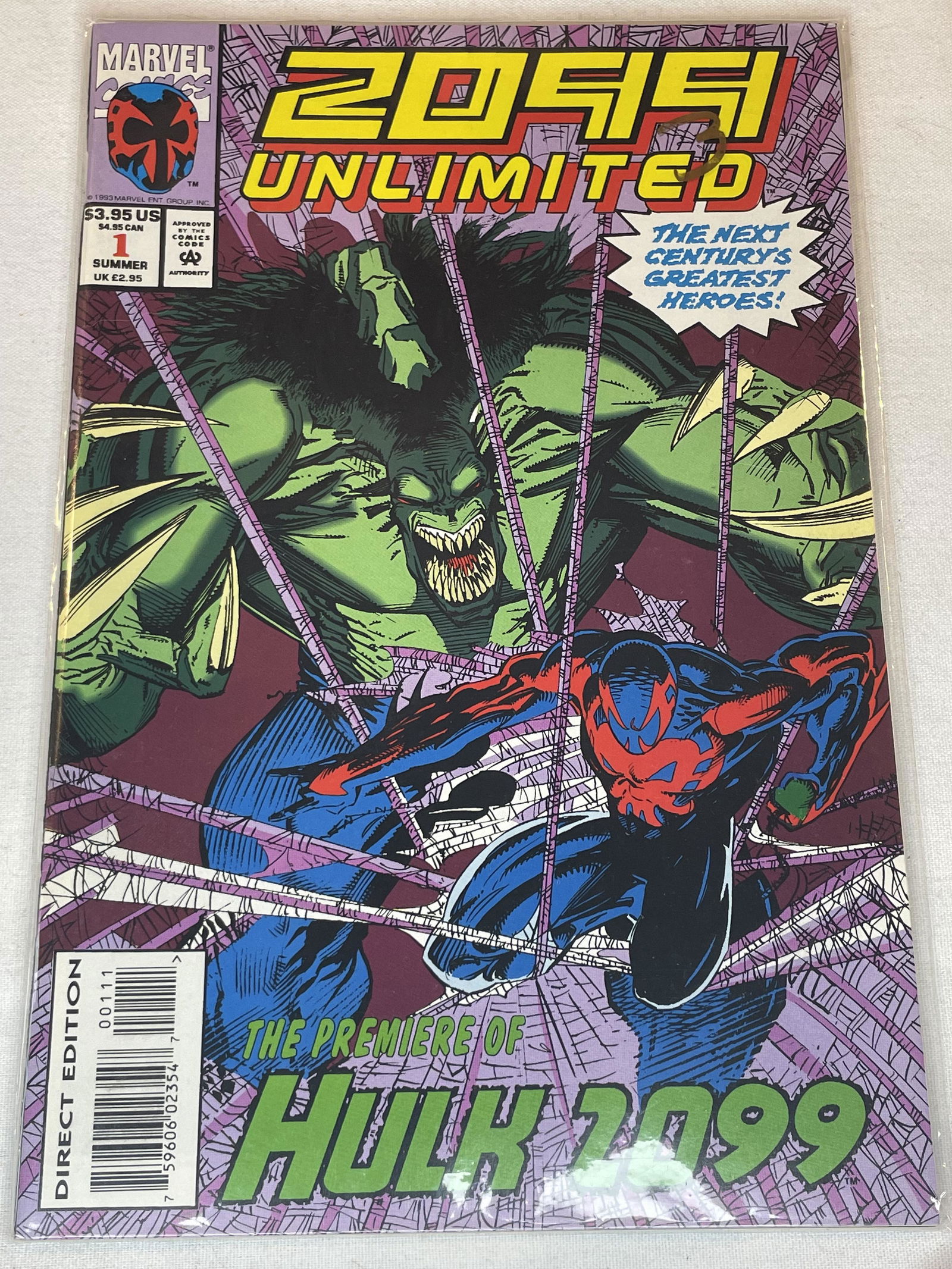 Marvel Hulk 2099 1st Issue Comic Book (1 of 1)