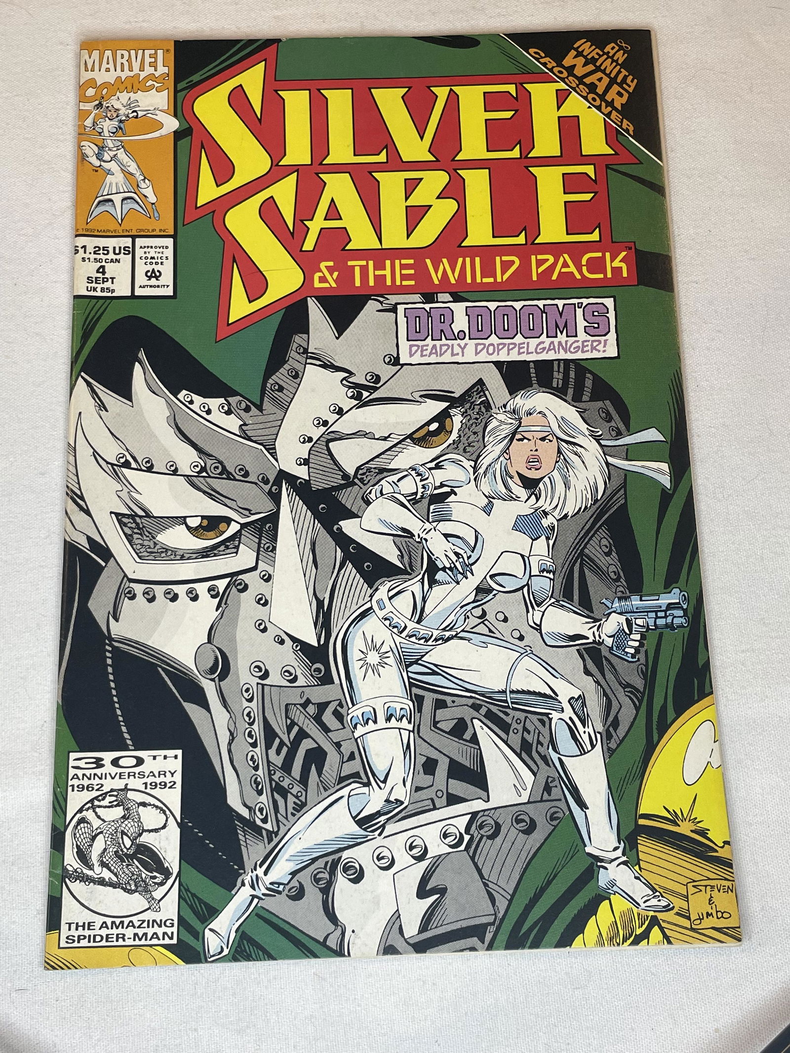 Marvel Silver Sable & The Wild Pack Comic Book (1 of 1)