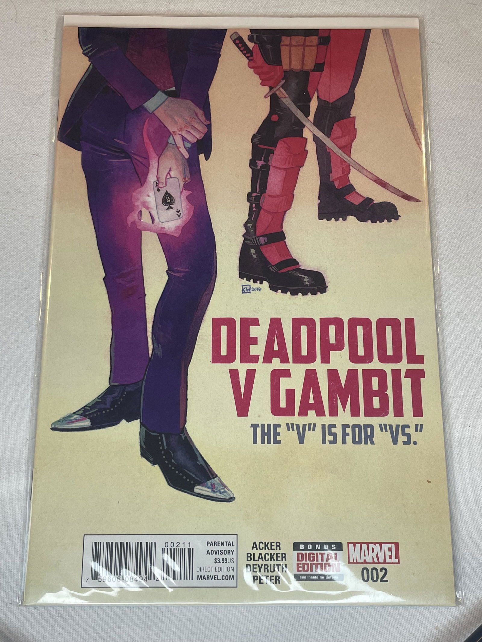 Marvel Deadpool V Gambit Comic Book (1 of 1)