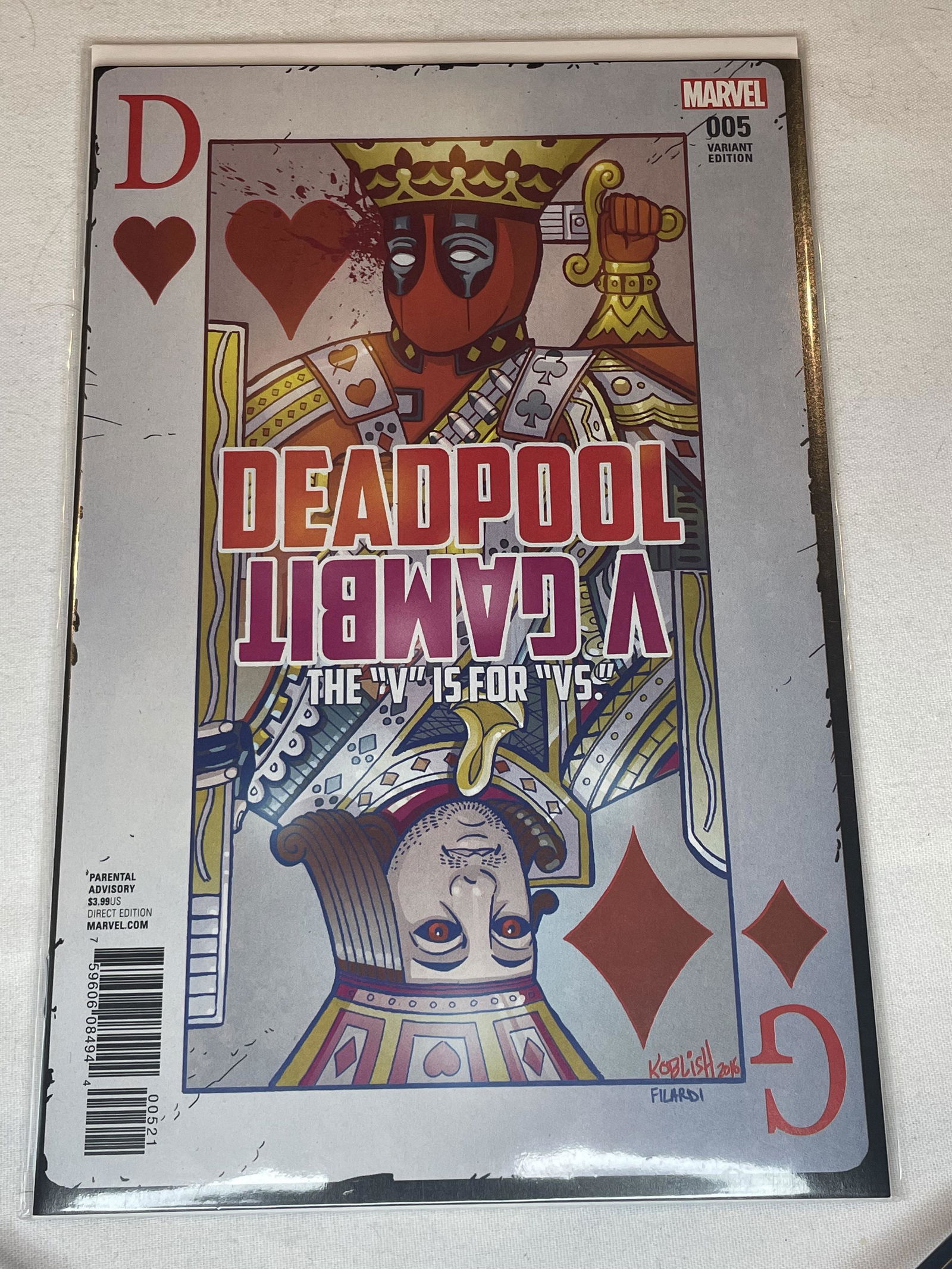 Marvel Deadpool V Gambit Comic Book (1 of 1)