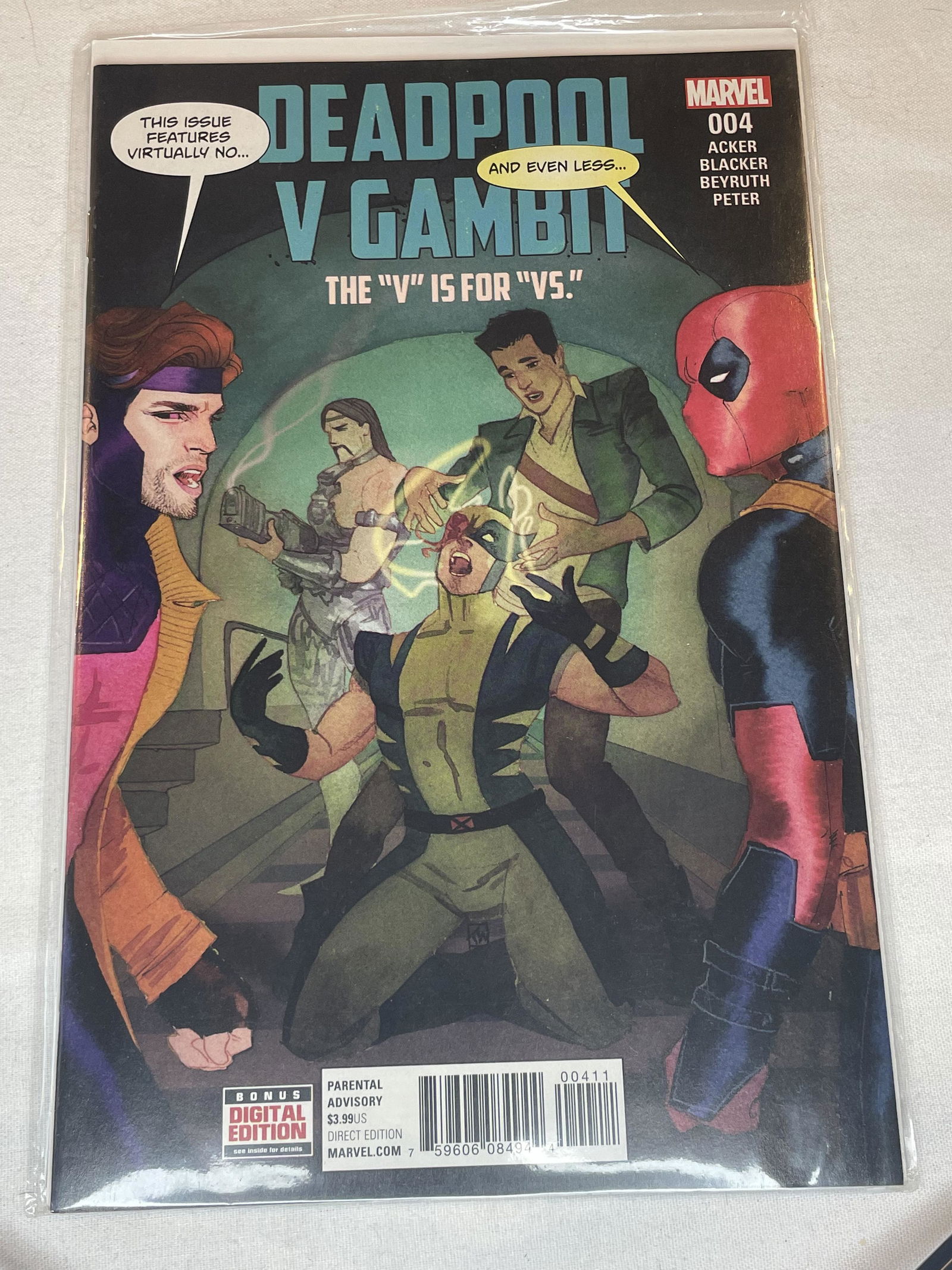 Marvel Deadpool V Gambit Comic Book (1 of 1)
