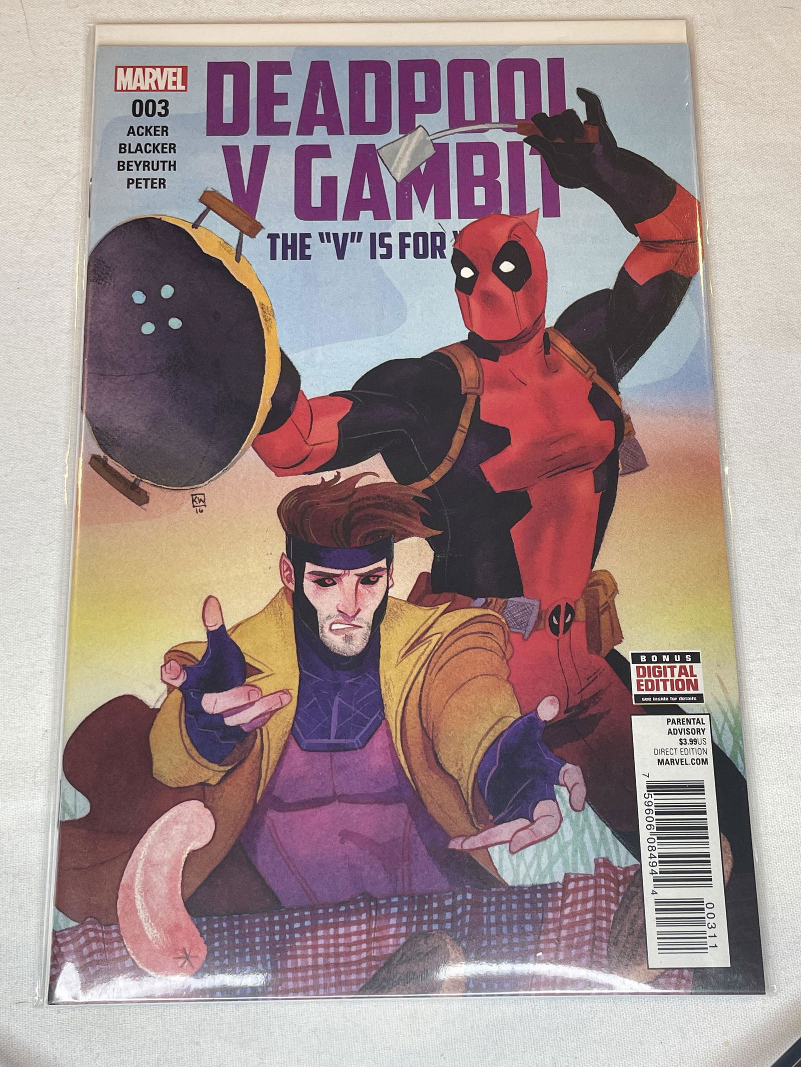 Marvel Deadpool V Gambit Comic Book (1 of 1)
