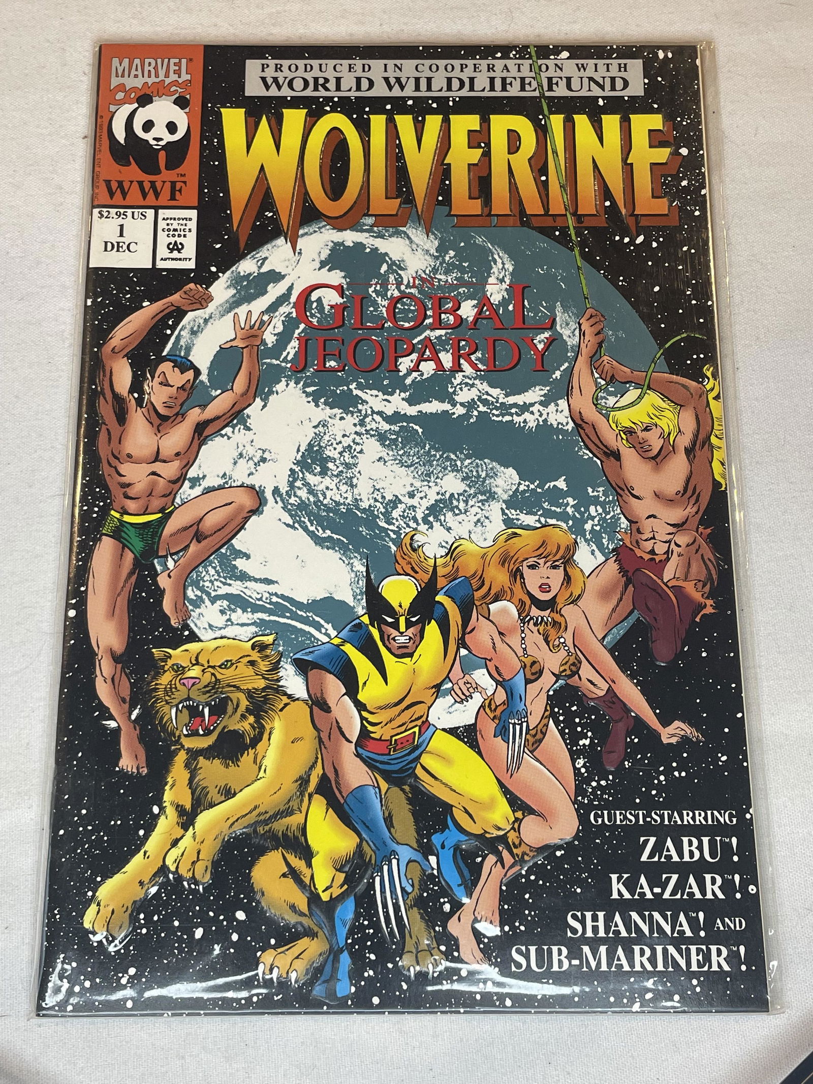 Marvel 1st Issue Wolverine Global Jeopardy Comic Book (1 of 1)