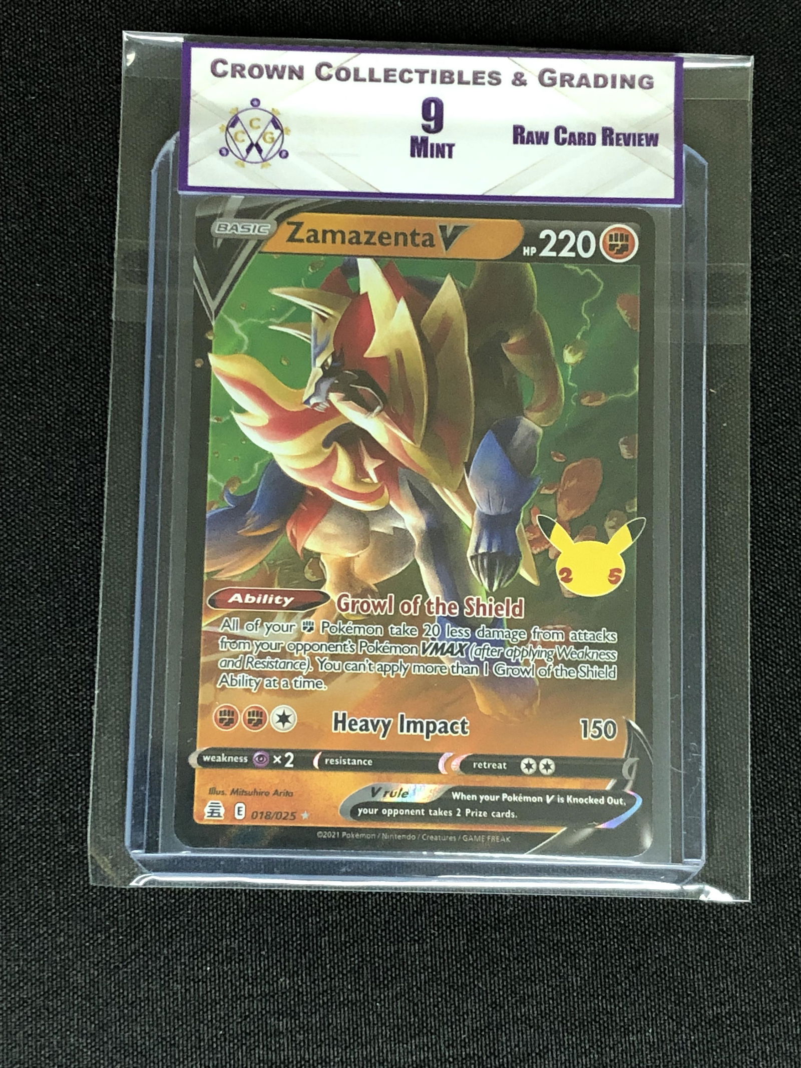 RCR Zamazenta V CC&G 9 (1 of 1)