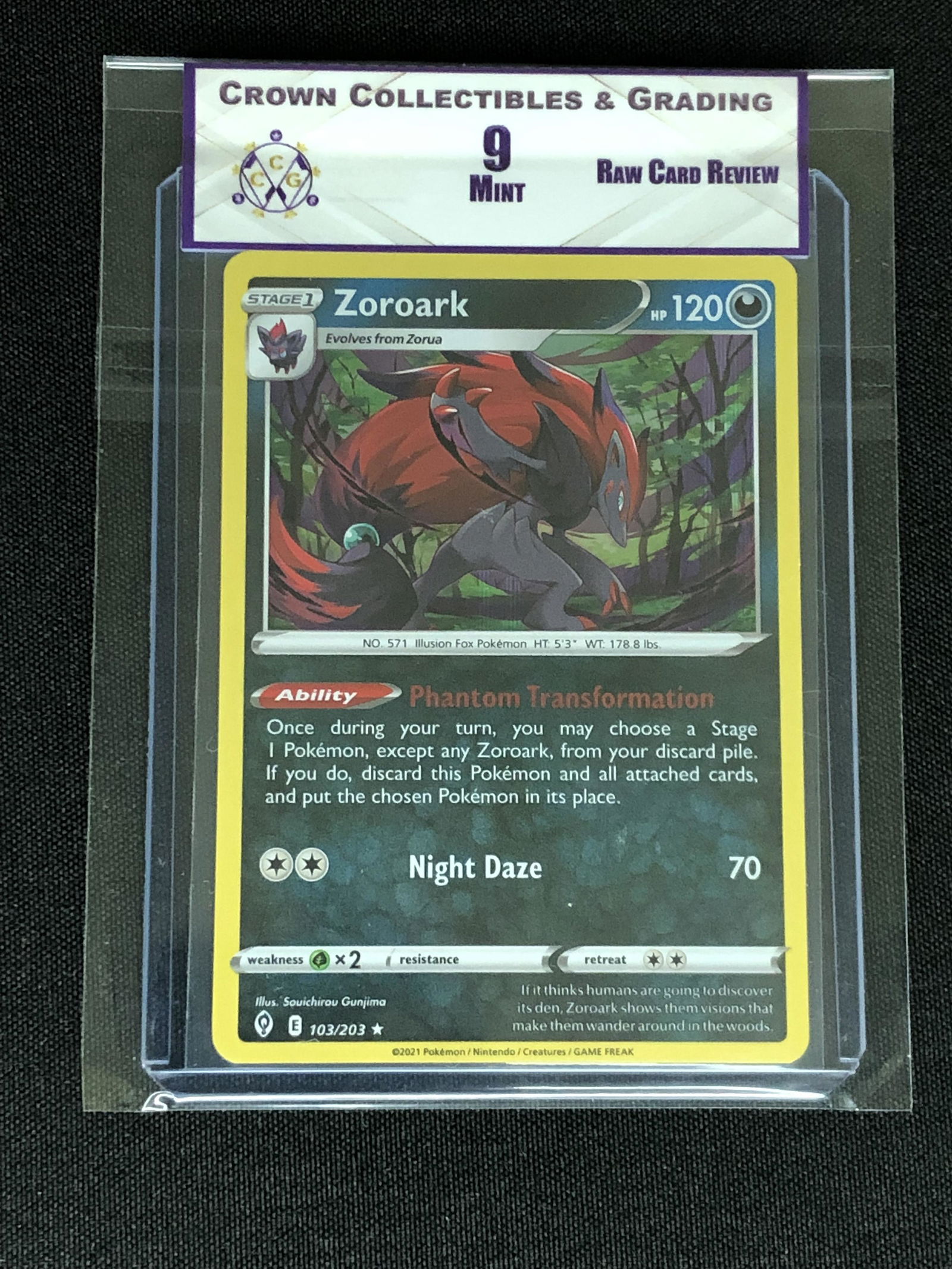 RCR Zoroark Holo CC&G 9 (1 of 1)