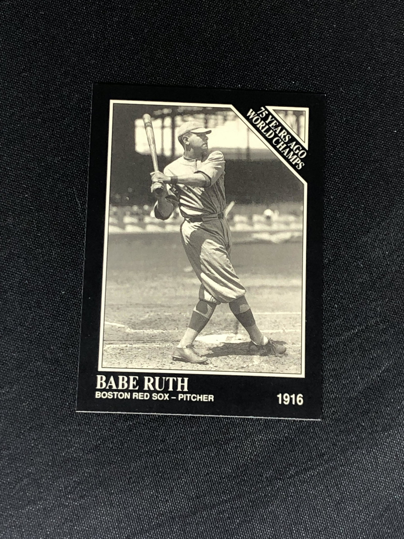 Babe Ruth Baseball Card: Babe Ruth Baseball Card