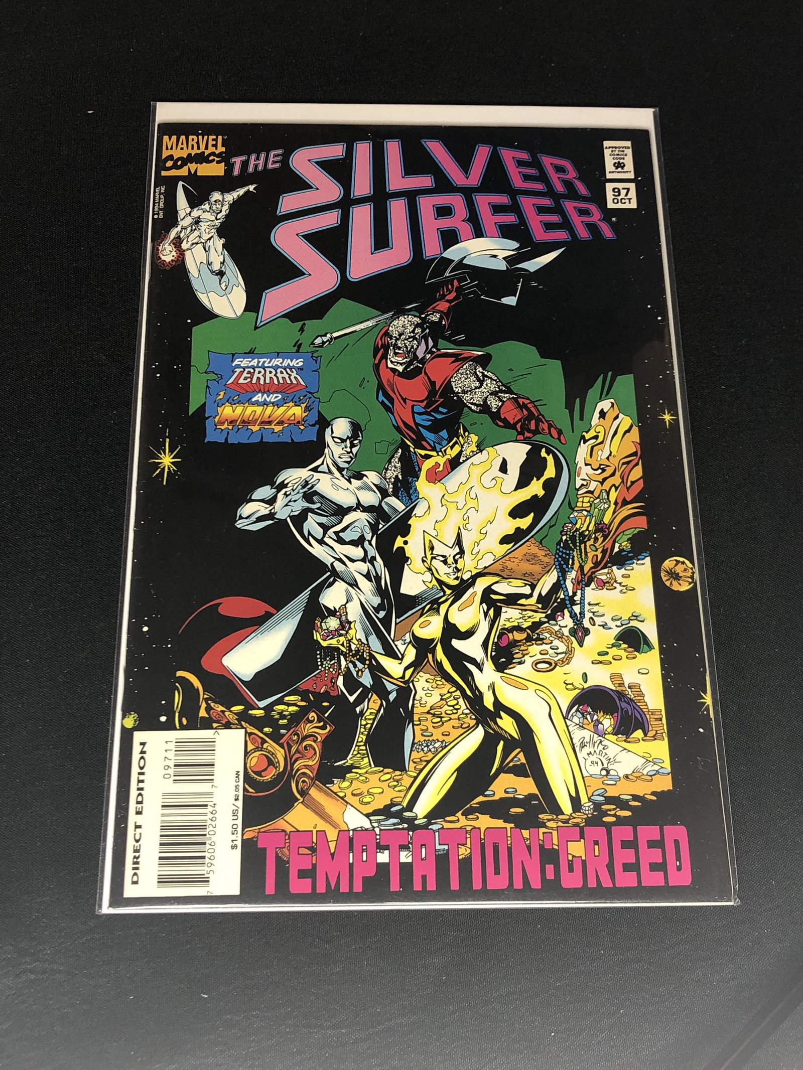 Marvel The Silver Surfer Comic Book: Marvel The Silver Surfer Comic Book