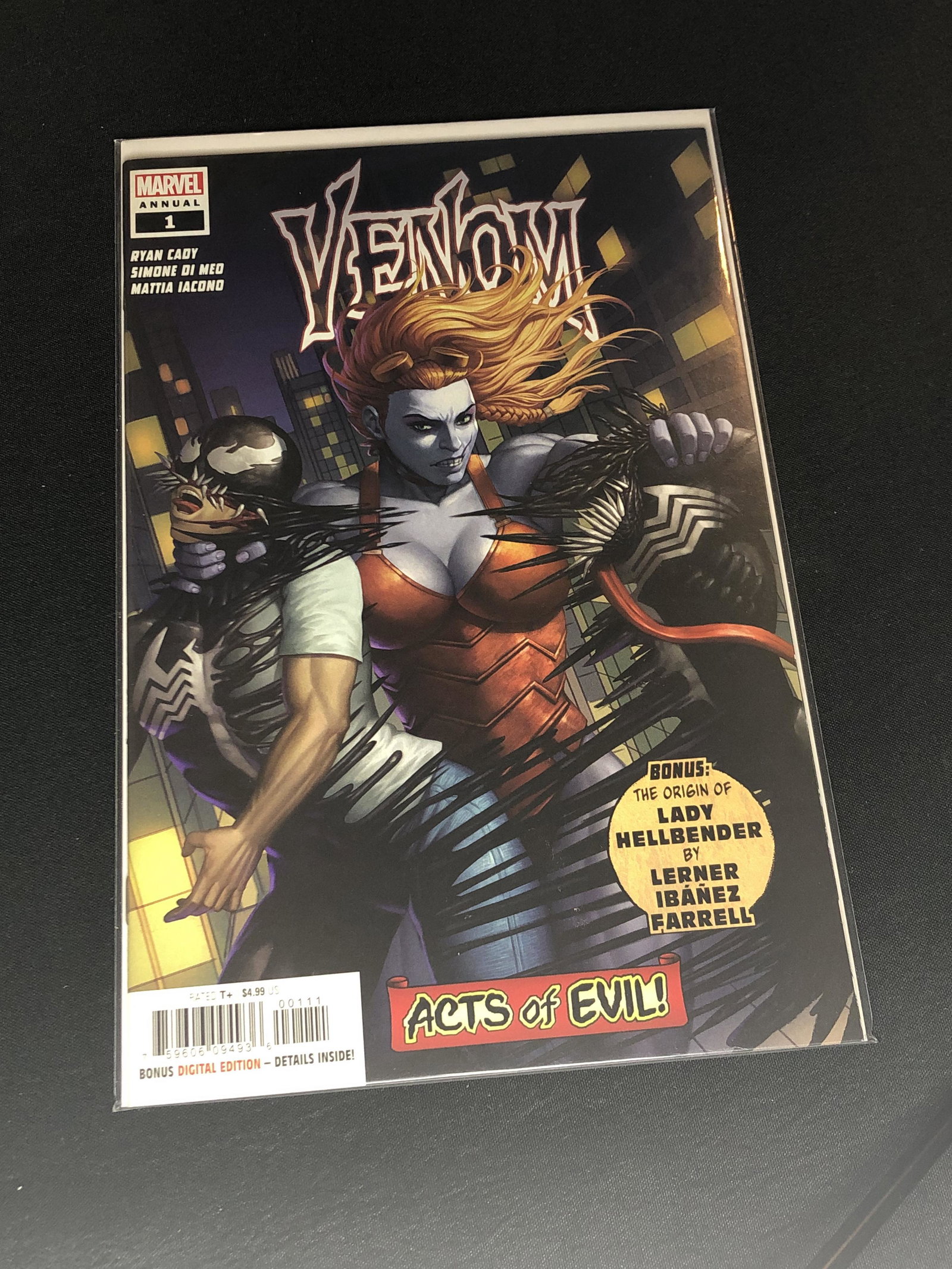 Marvel Venom Issue No. 1 Comic Book: Marvel Venom Issue No. 1 Comic Book