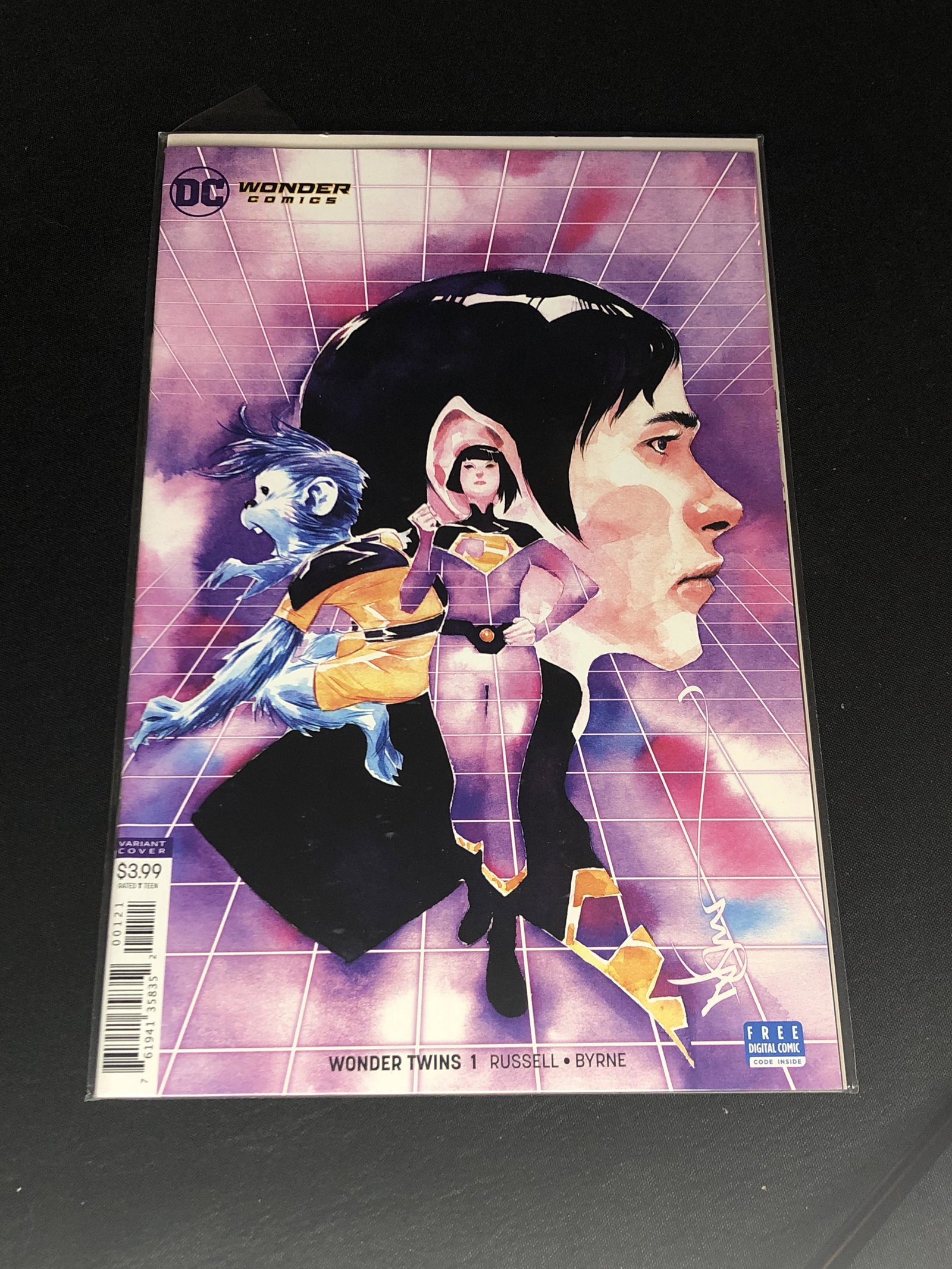 DC Wonder Twins Variant Cover Issue No. 1 Comic Book: DC Wonder Twins Variant Cover Issue No. 1 Comic Book