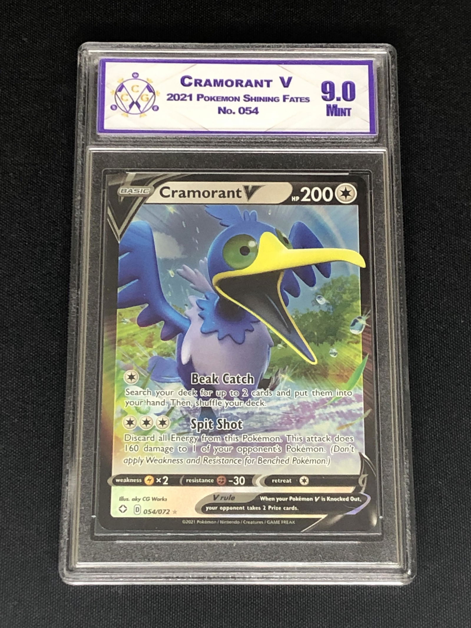 Cramorant V CC&G 9 Pokemon Card (1 of 1)