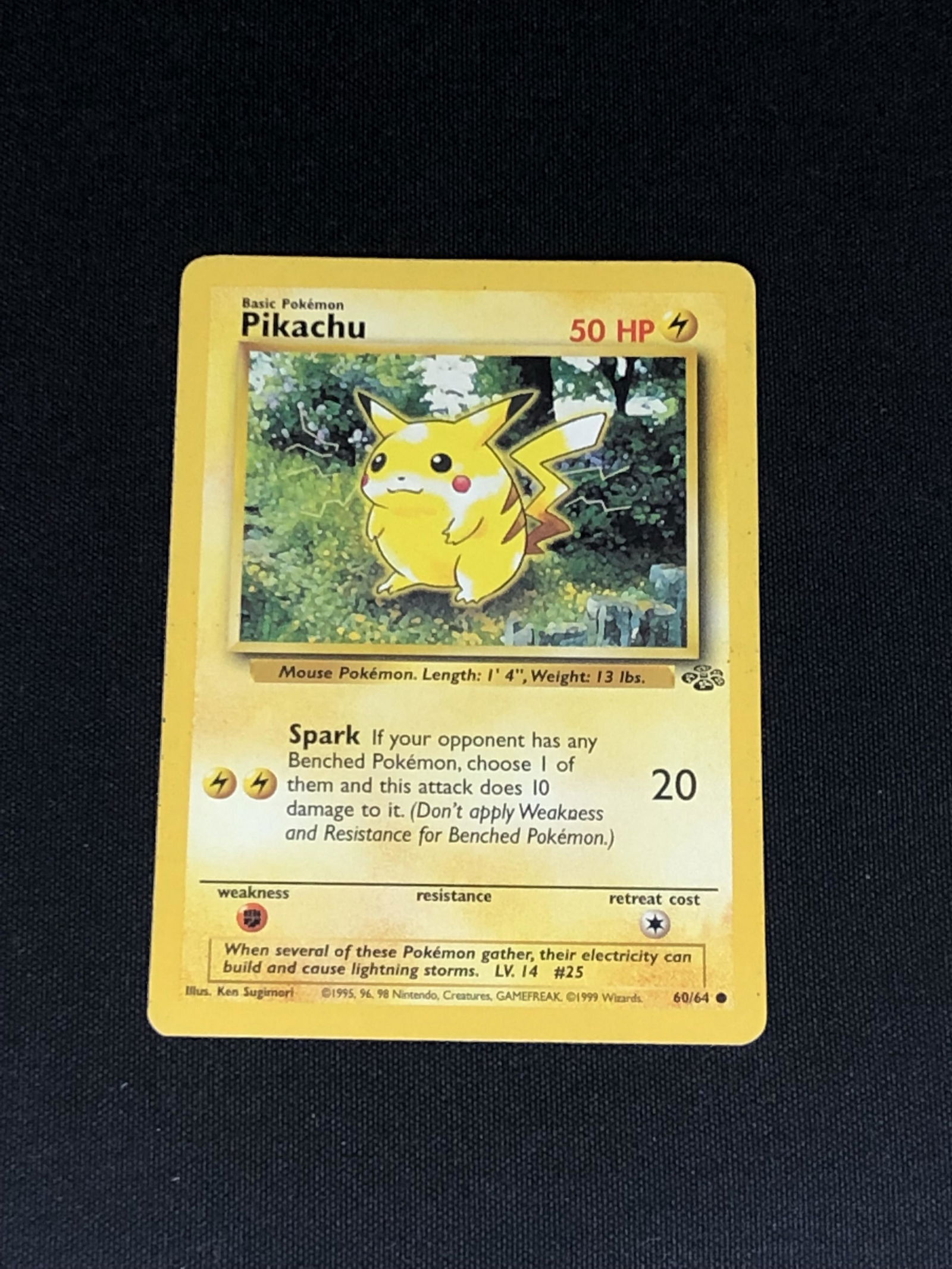 Pikachu Pokemon Card (1 of 1)