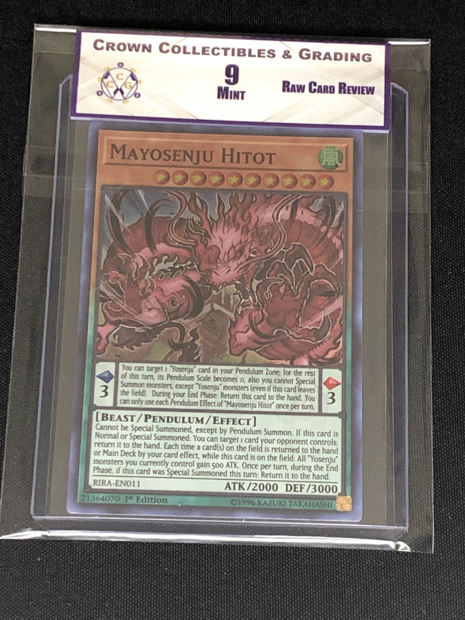 RCR Yu-gi-oh! Trading Card CC&G 9: RCR Yu-gi-oh! Trading Card CC&G 9