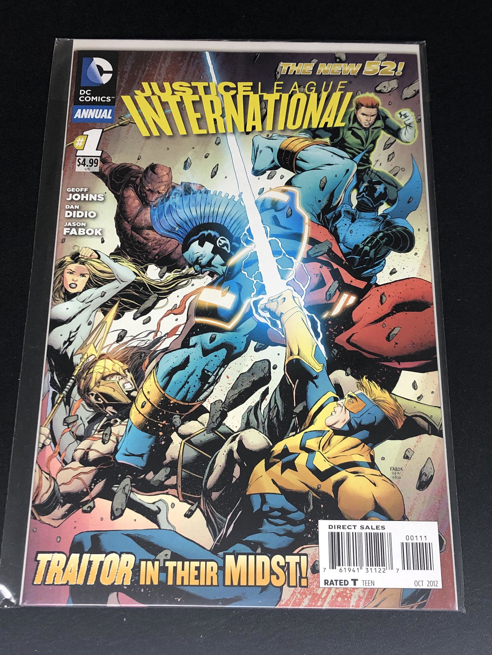 DC Justice League Issue No. 1 Comic Book (1 of 1)