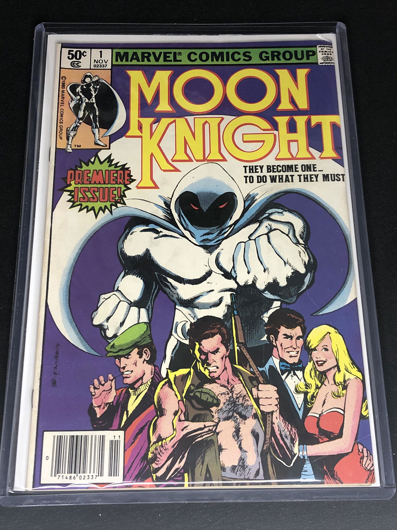 Marvel Moon Knight Issu No. 1 Comic Book (1 of 1)