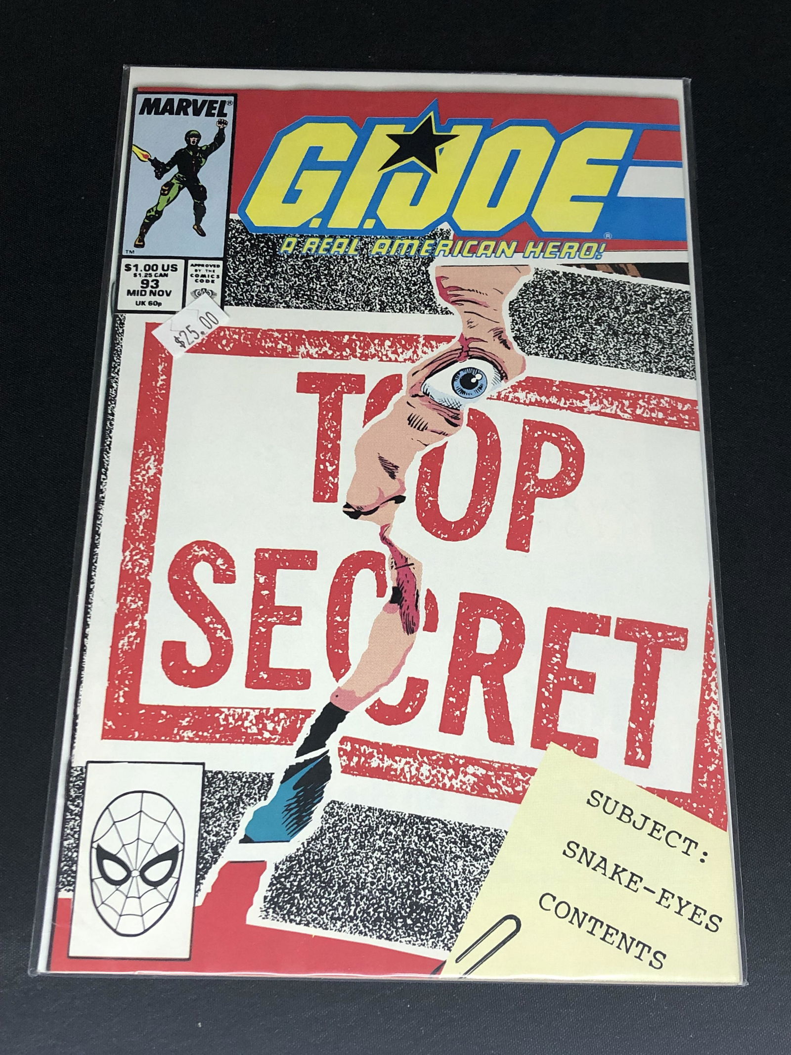 Marvel G.I. Joe Comic Book (1 of 1)