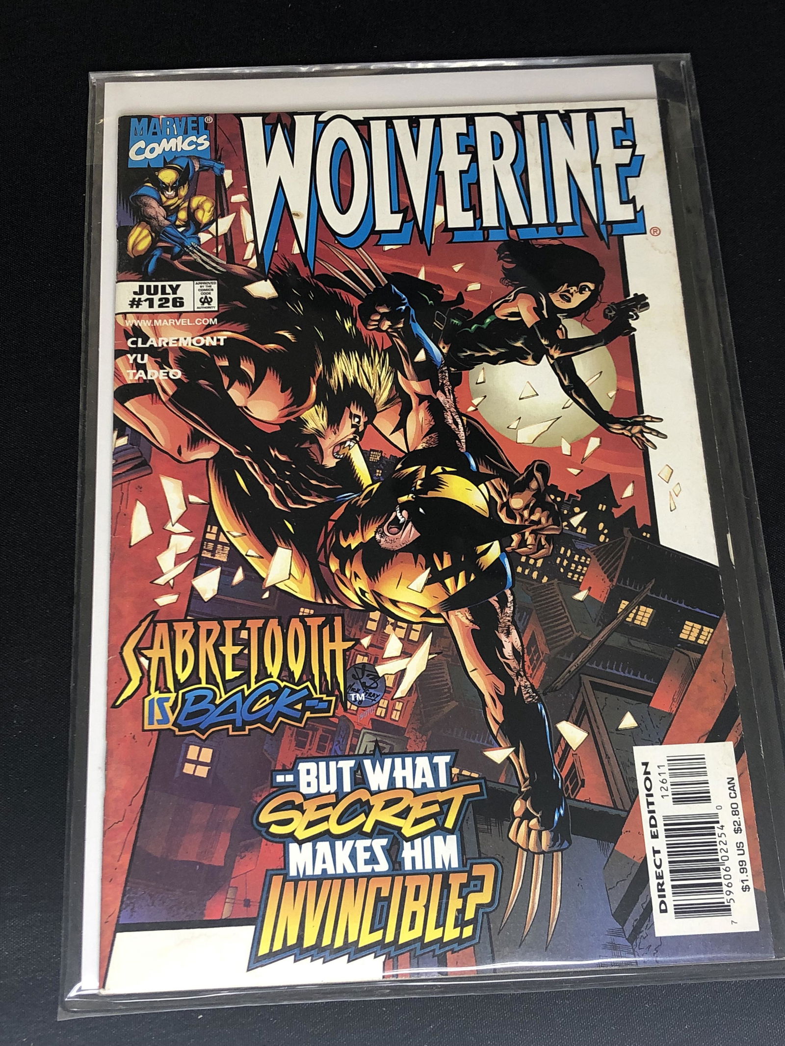 Marvel Wolverine Comic Book (1 of 1)