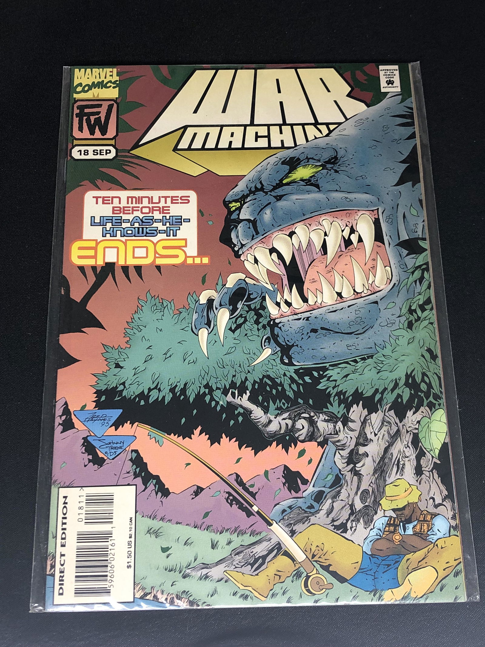 Marvel War Machine Comic Book (1 of 1)